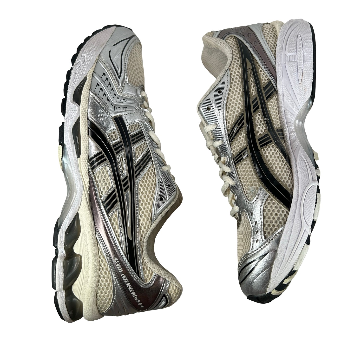 1201A019 108 ASICS Gel-Kayano 14 Cream Black Metallic Plum [USED] - 11 M (Used) (Replace Box)