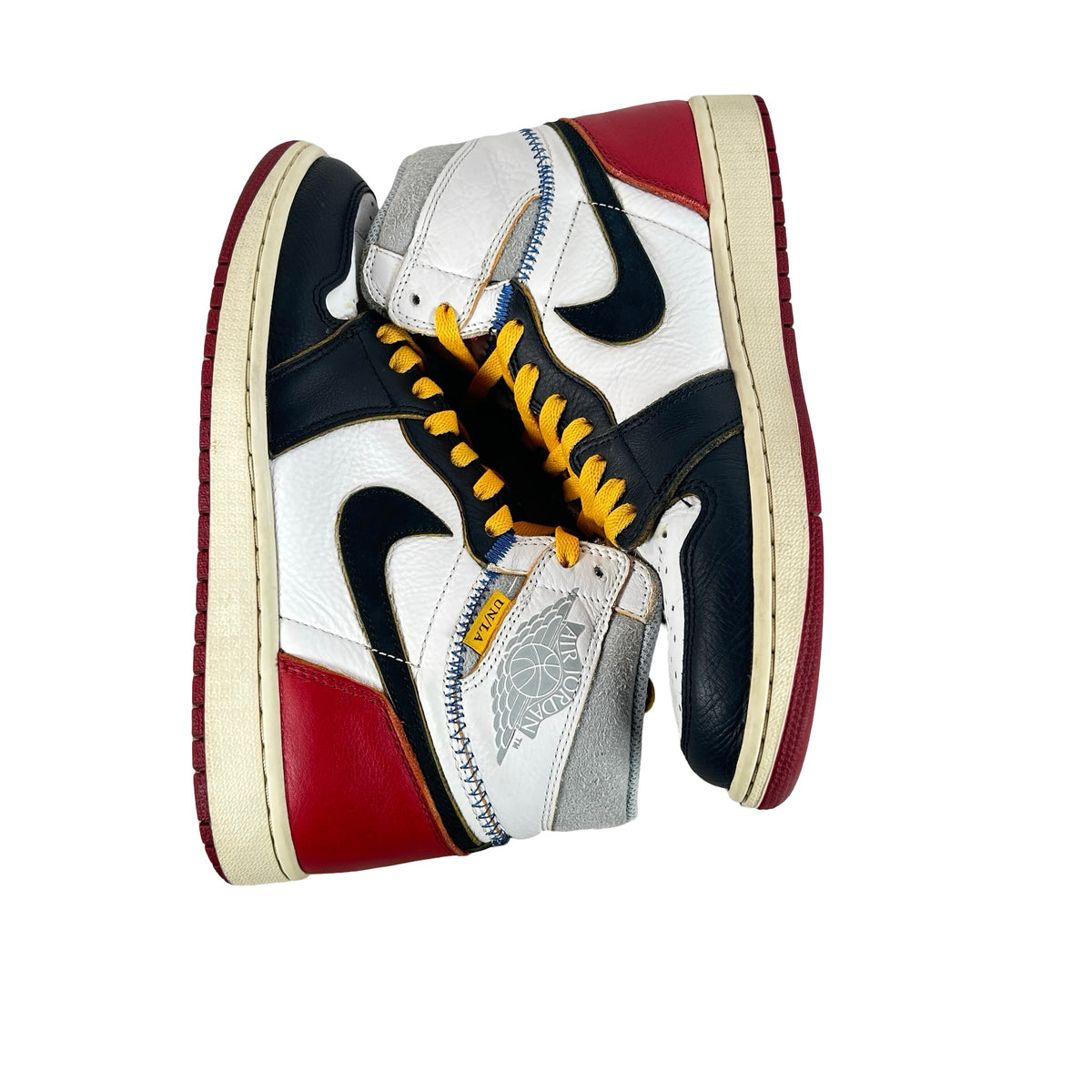 BV1300 106 Jordan 1 Union Black Toe [USED] - 9 M (Used)