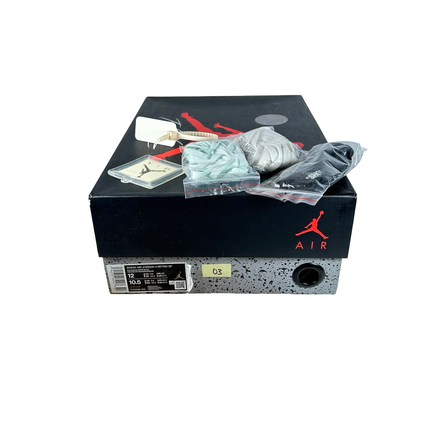 CV9388 100 Jordan 4 Off-White Sail [USED] - 12 W (Used3)