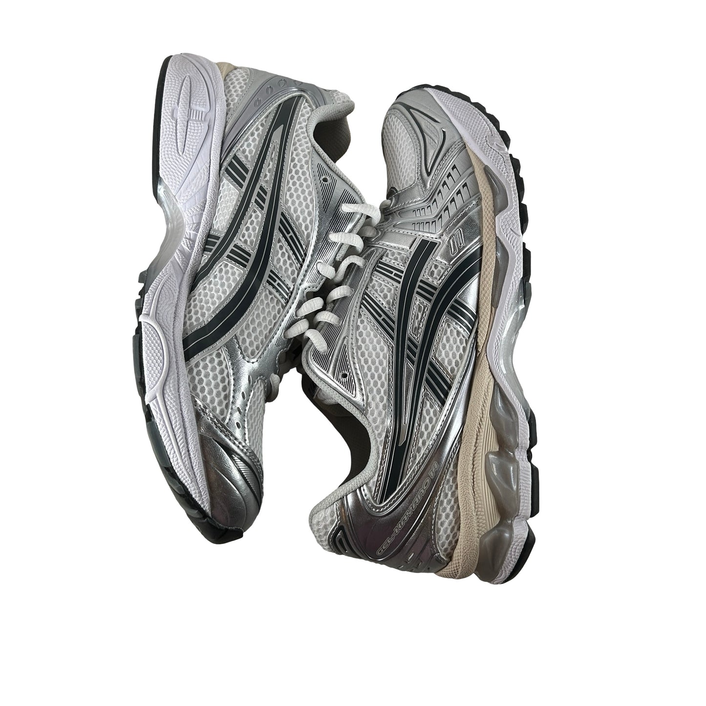 1203A537 110 ASICS Gel-Kayano 14 White Graphite Grey [USED] - 9 M (Used)