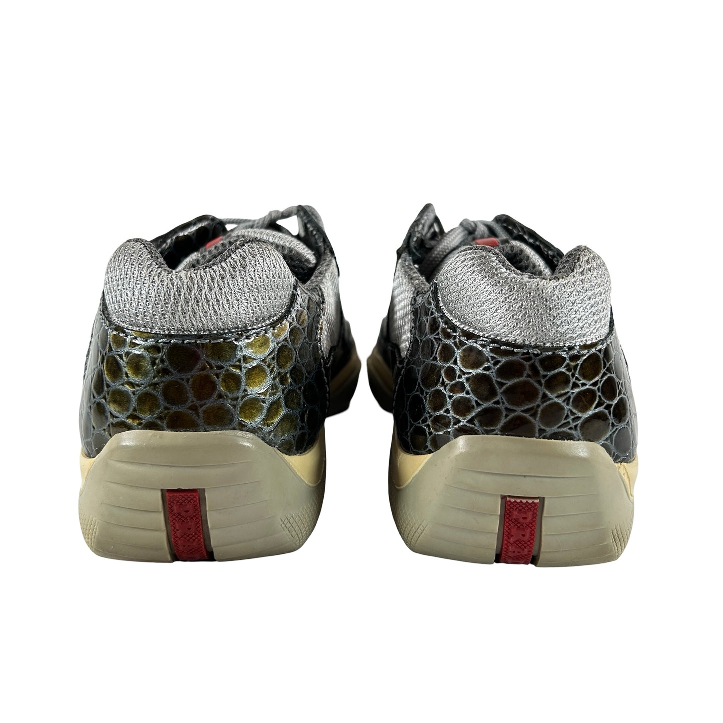Prada America's Cup Brown Snakeskin [USED] - UK 9 / US 10 (Used) (No Box)