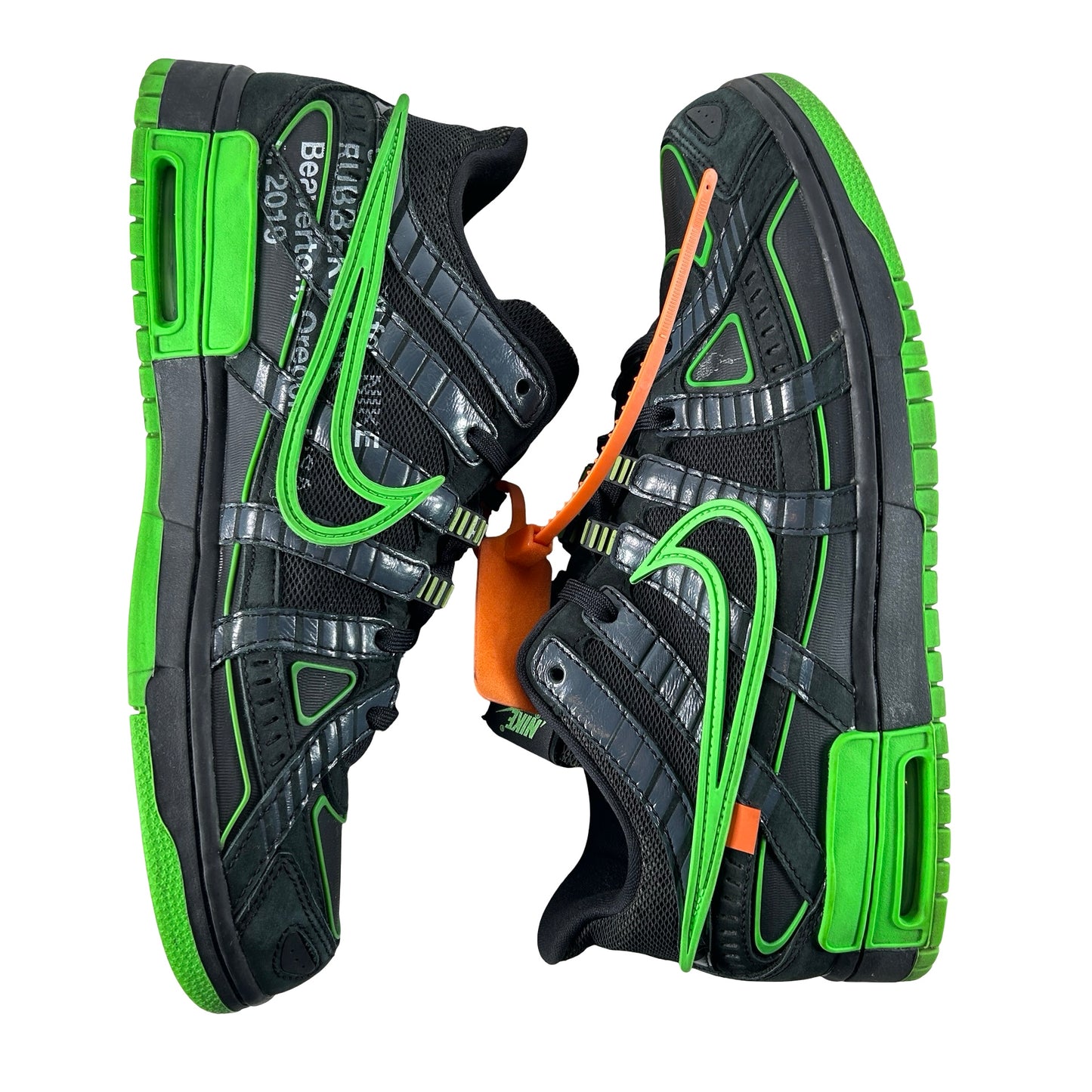 CU6015 001 Nike Air Rubber Dunk Off-White Green Strike [USED] - 11 M (Used) (No Box)