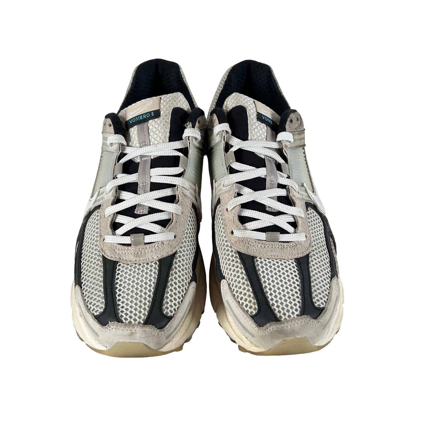 FN7649 110 Nike Zoom Vomero 5 Supersonic Light Bone Black [USED] - 9.5 M (Used3)