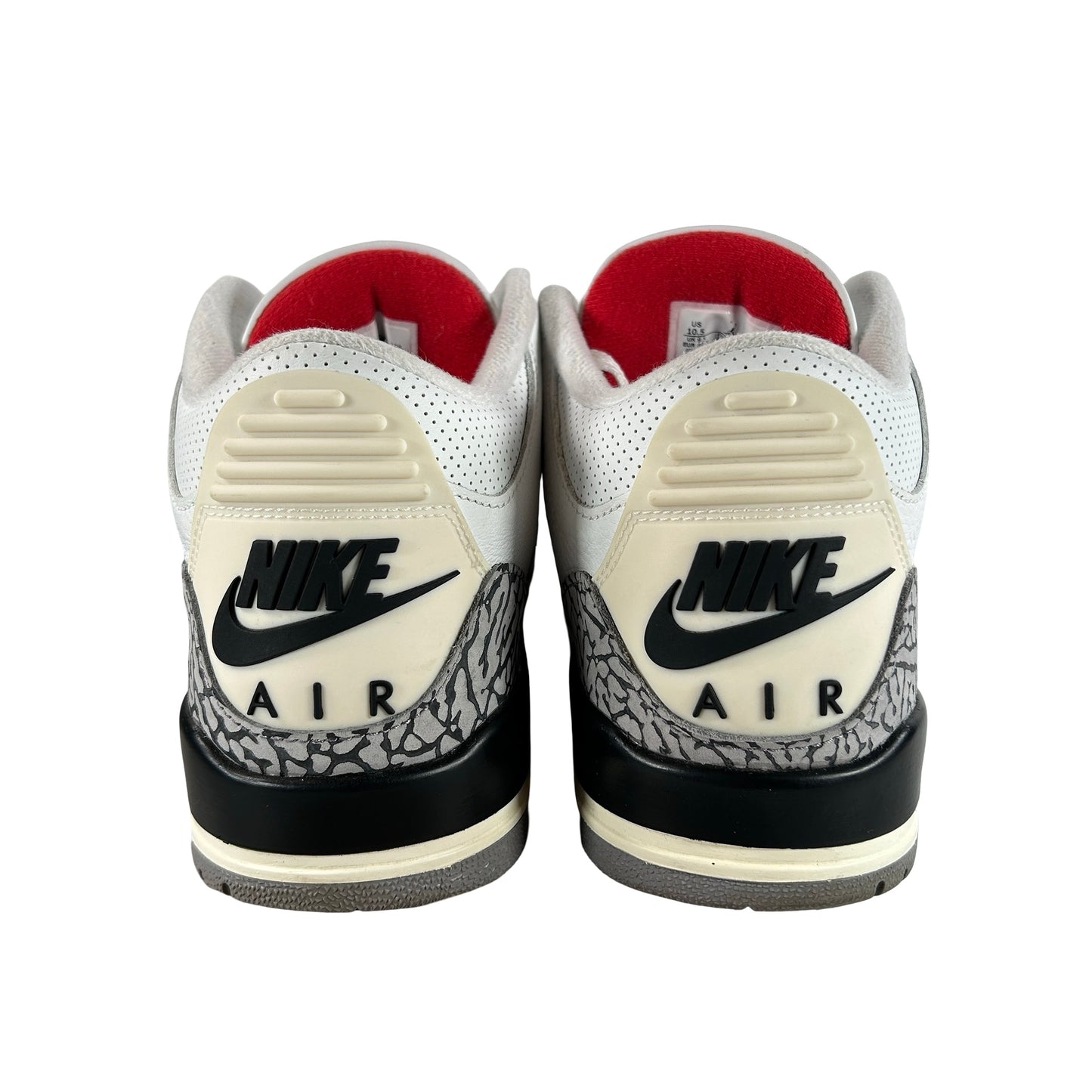 DN3707 100 Jordan 3 Retro White Cement Reimagined [USED] - 10.5 M (Used28)