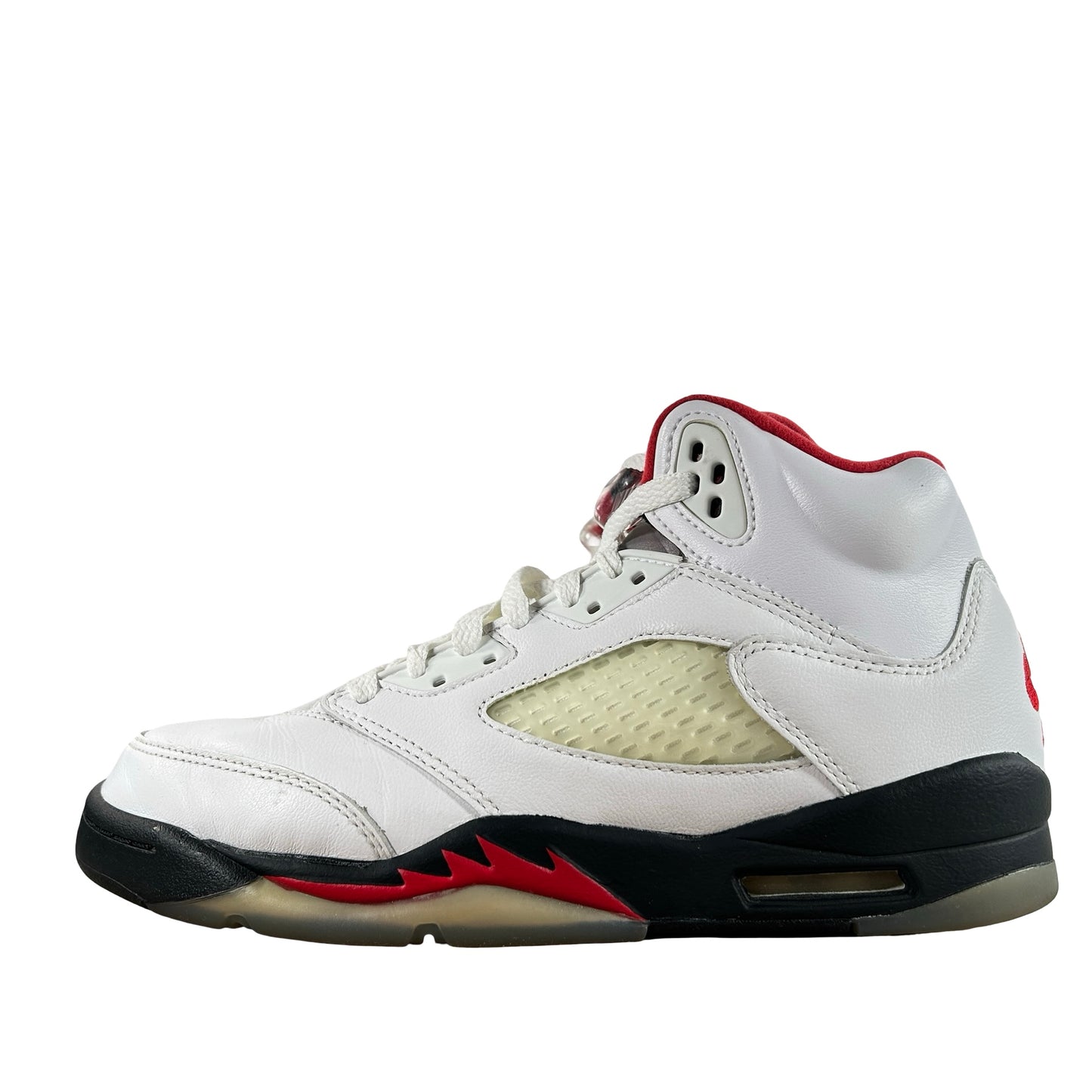 440888 102 Jordan 5 Retro Fire Red Silver Tongue (2020) [USED] - 5.5 Y (Used)