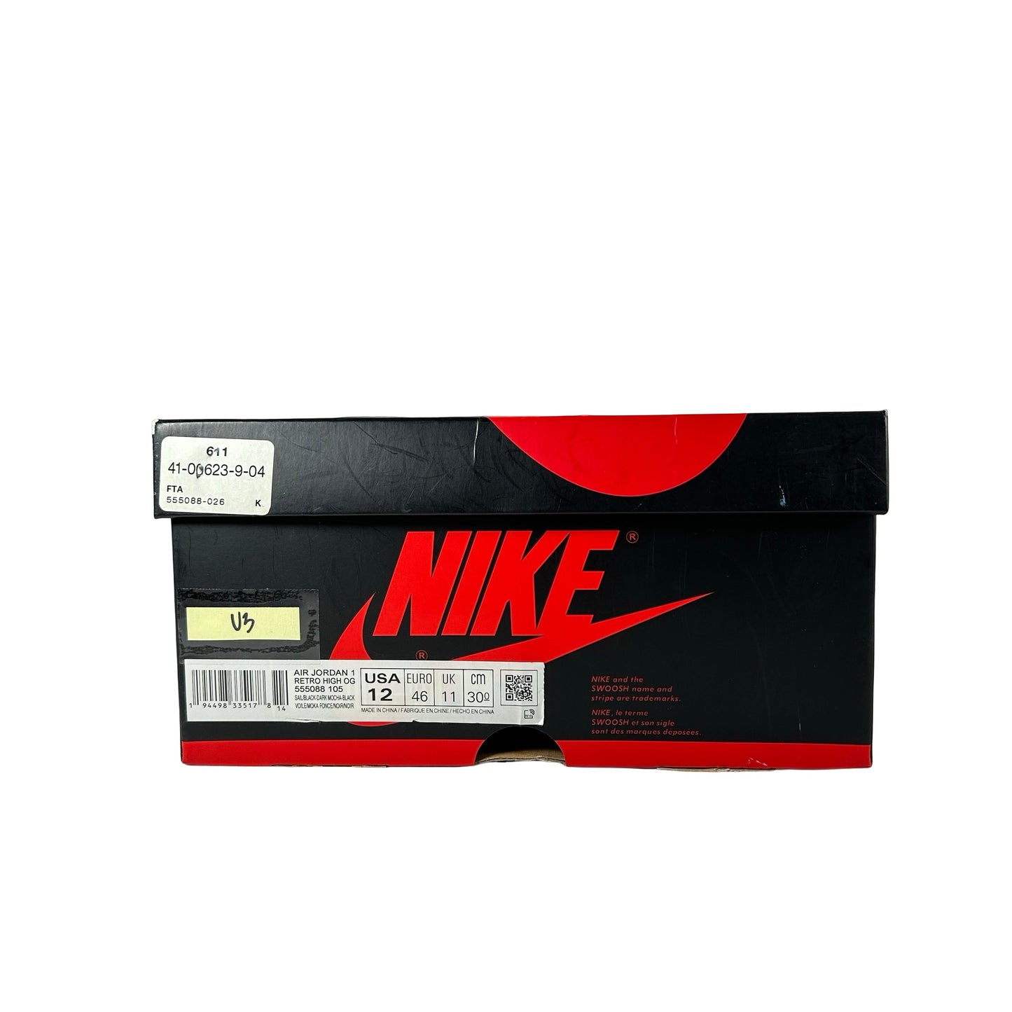 555088 105 Jordan 1 Mocha [USED] - 12 M (Used3)