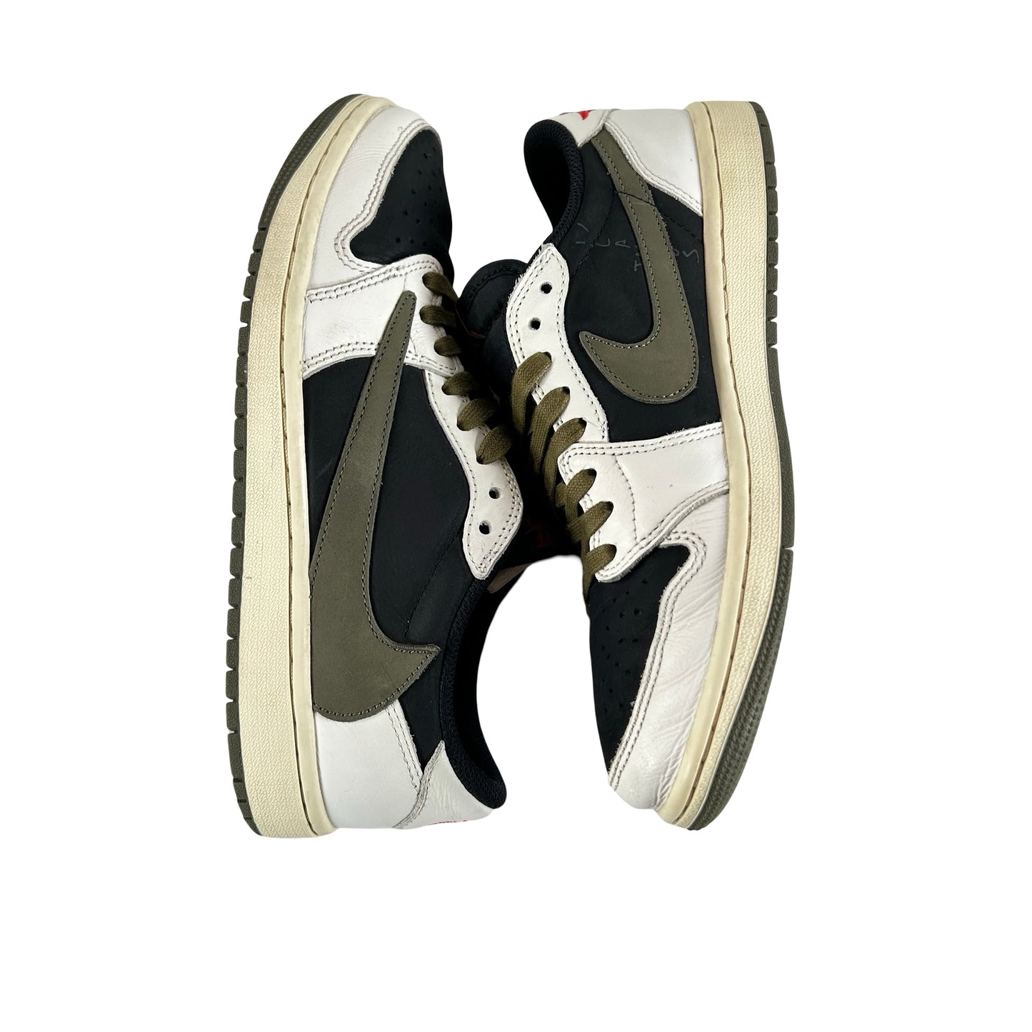 DZ4137 106 Jordan 1 Retro Low OG SP Travis Scott Olive (W) [USED] - 9 W (Used4)