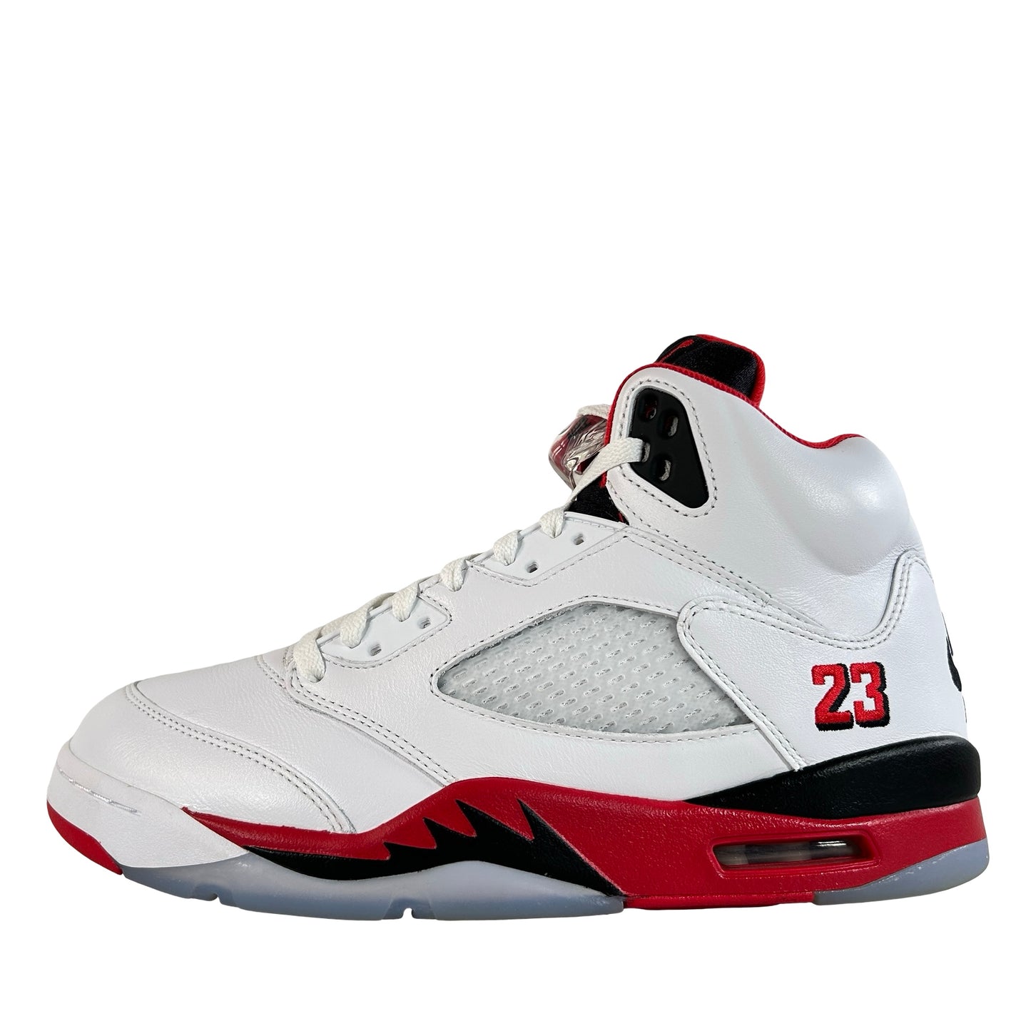 HQ7978 101 Jordan 5 Retro Fire Red Black Tongue (2025) [USED] - 10 M (Used)