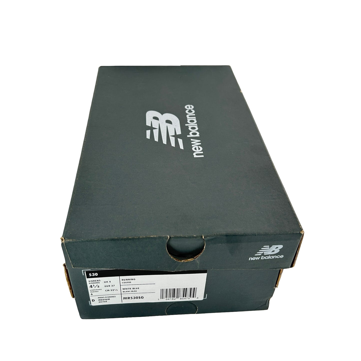 MR530SG New Balance 530 White Silver Navy [USED] - 4.5 M (Used)