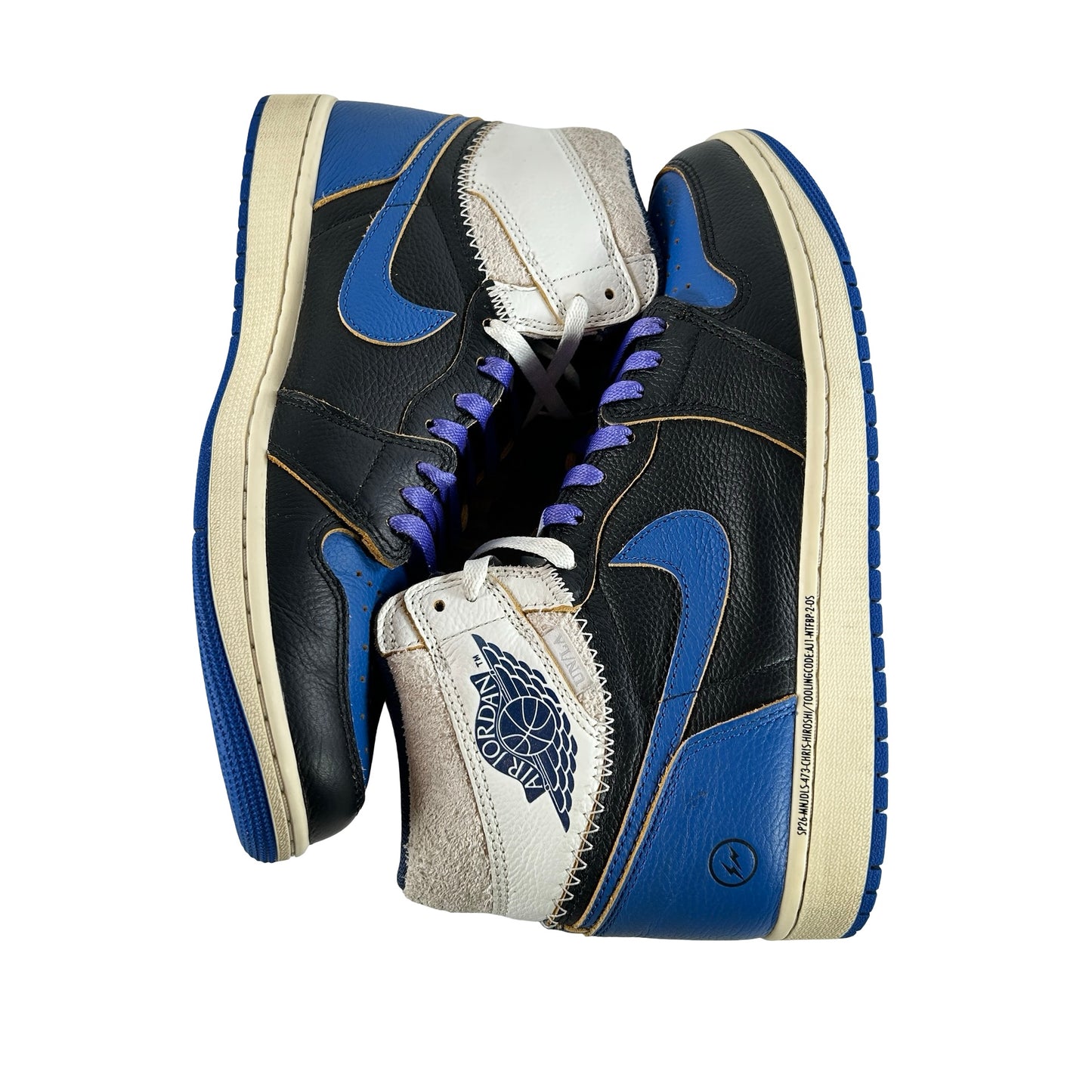 IO7847 001 Jordan 1 Retro High OG SP Fragment x Union LA Sport Royal [USED] - 10.5 M (Used)
