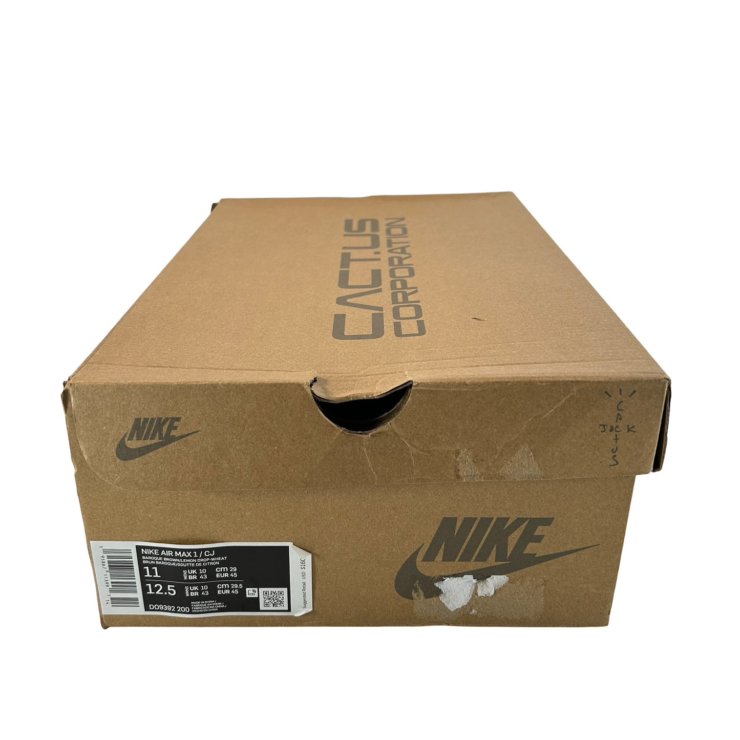DO9392 200 Nike Air Max 1 Travis Scott Brown [USED] - 11 M (Used)