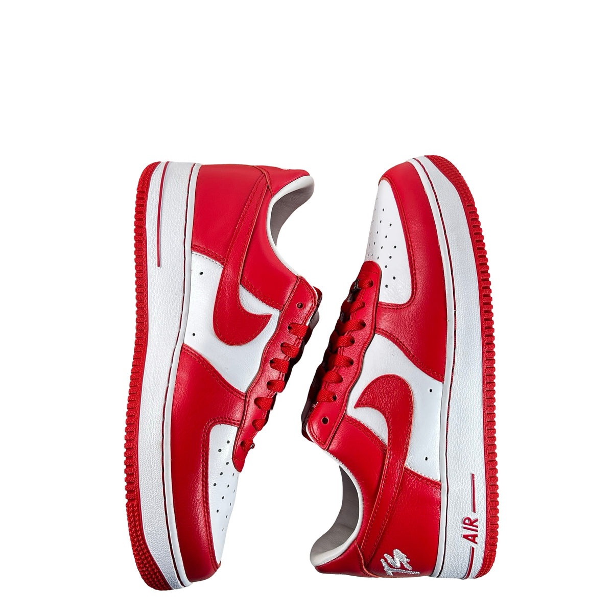 II4391 100 Nike Air Force 1 Low QS Terror Squad White University Red [USED] - 10.5 M (Used)