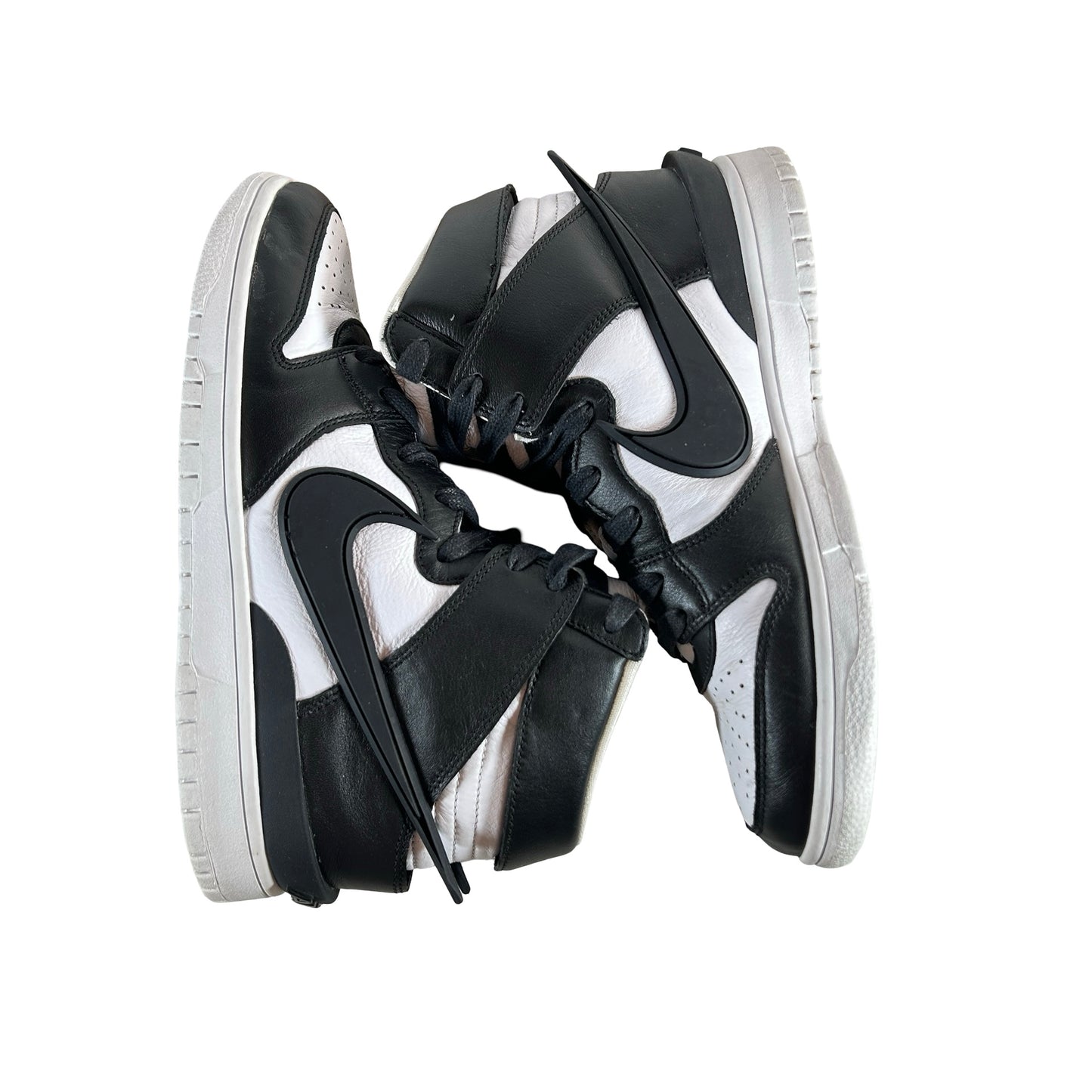 CU7544 001 Nike Dunk High AMBUSH Black White [USED] - 8 M (Used)