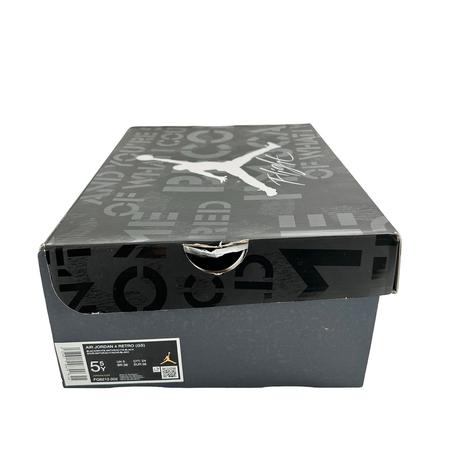 FQ8213 002 Jordan 4 Retro Fear (2024) (GS) [USED] - 5.5 Y (Used)