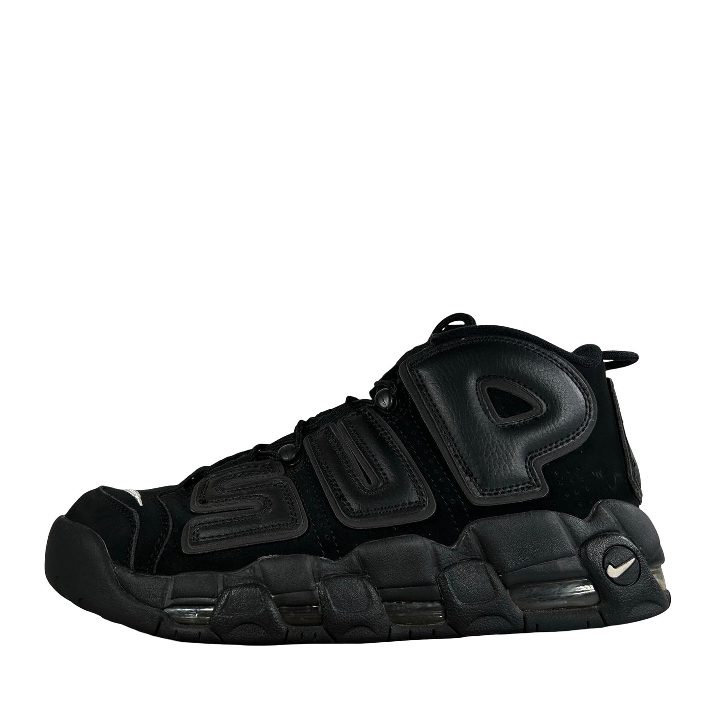 902290 001 Nike Air More Uptempo Supreme Suptempo Black [USED] - 10 M (Used) (Replace Box)