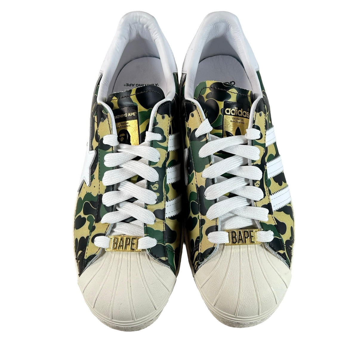 GZ8981 adidas Superstar Bape ABC Camo Green [USED] - 7.5 M (Used)