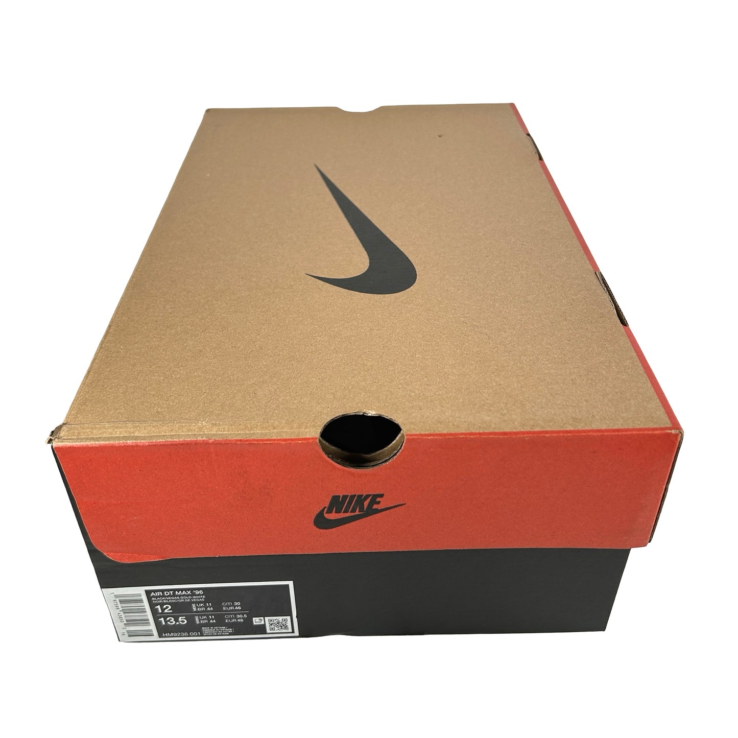 HM9236 001 Nike Air DT Max '96 Black Vegas Gold [USED] - 12 M (Used)