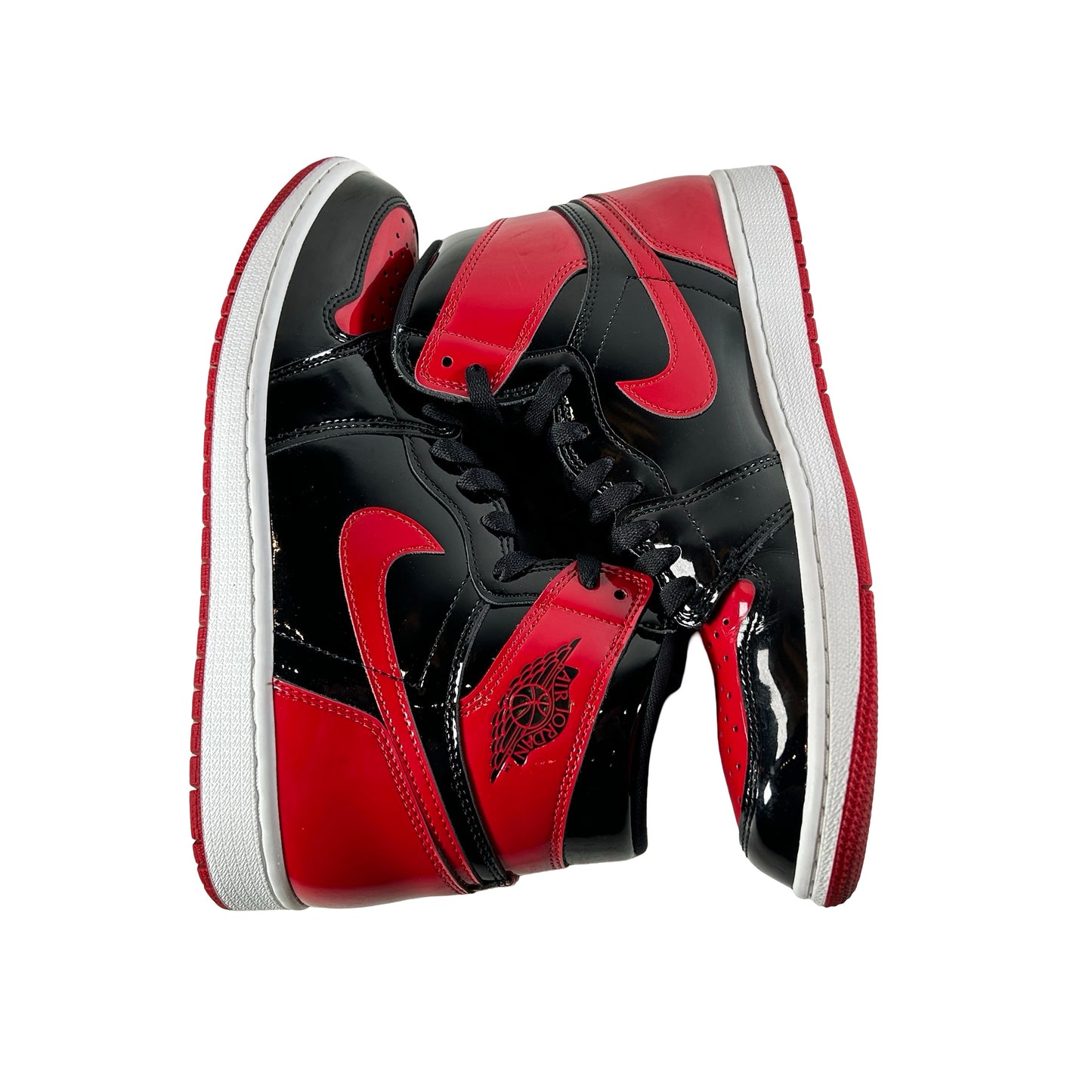 555088 063 Jordan 1 Retro High OG Patent Bred [USED] - 10 M (VNDS)