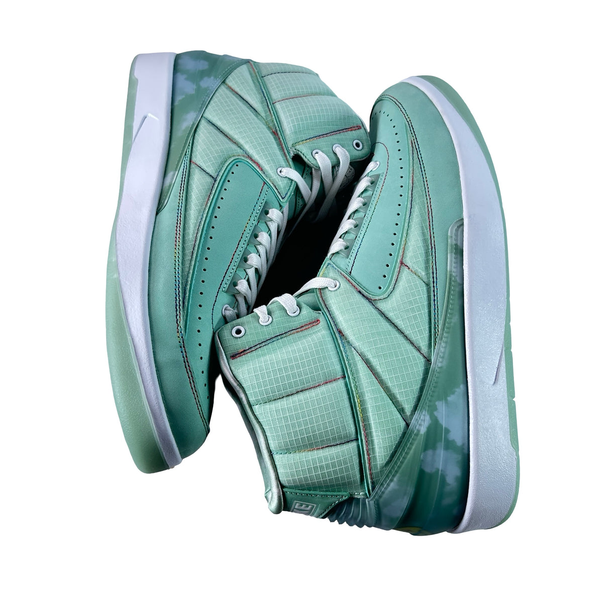 AJ2JB-1193058 VW1 Jordan 2 Retro J Balvin (Friends and Family) - 12 M (Left Shoe Light Not Working)
