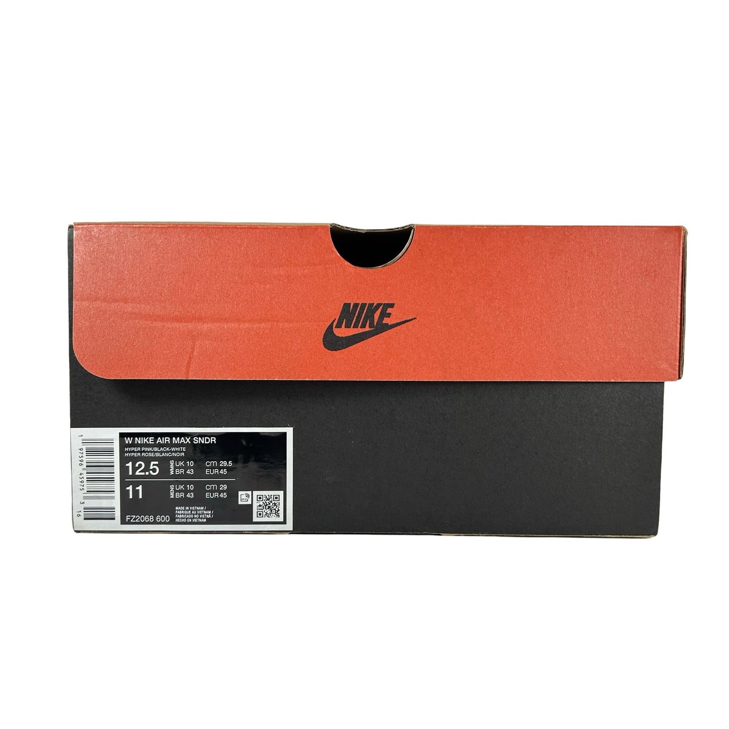 FZ2068 600 Nike Air Max Sunder Hyper Pink Black (Women's) [USED] - 12.5 W (Used)