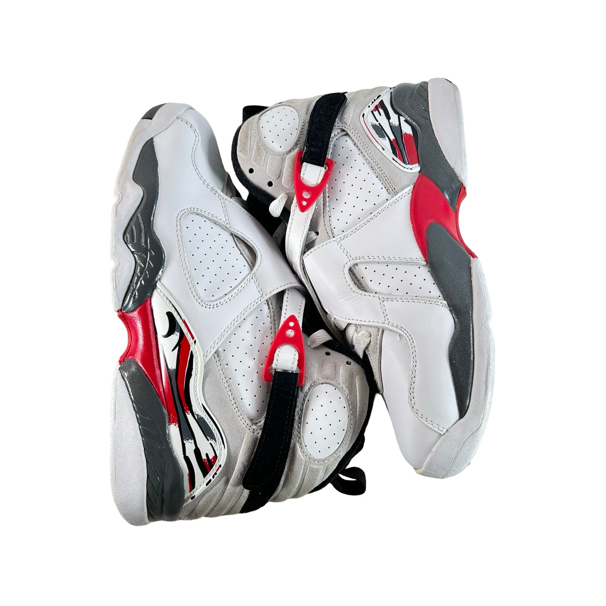 305368 100 Jordan 8 Retro White True Red (2025) (GS) [USED] - 6.5 Y (Used2)