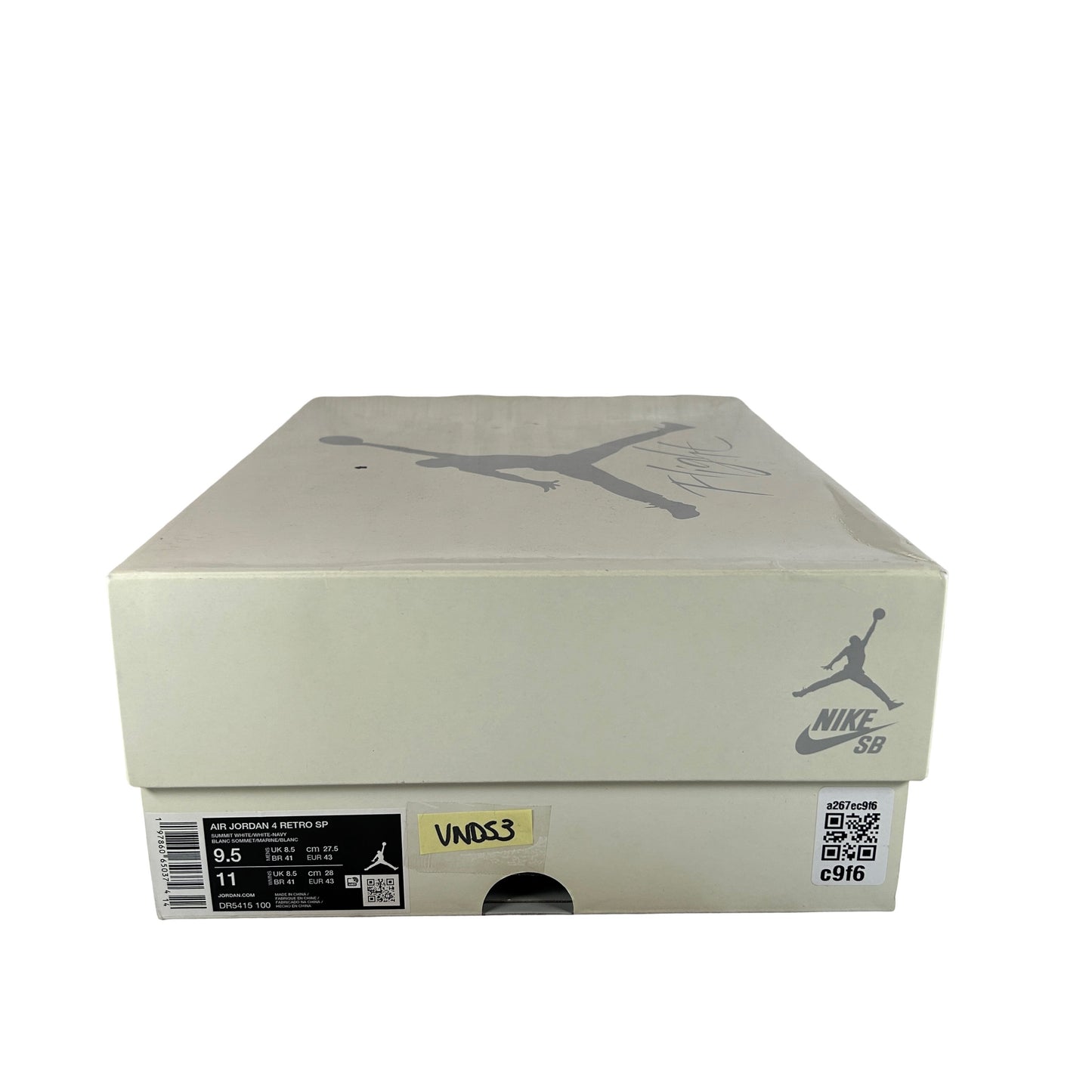 DR5415 100 Jordan 4 Retro SB Navy [USED] - 9.5 M (VNDS3)