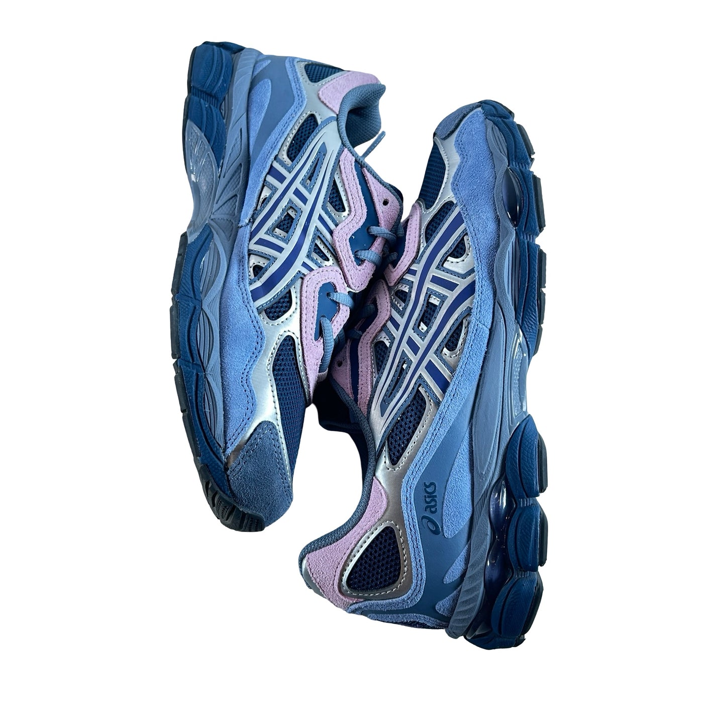 1203A785 400 ASICS Gel-NYC Blue Pink Silver [USED] - 10.5 M (Used)
