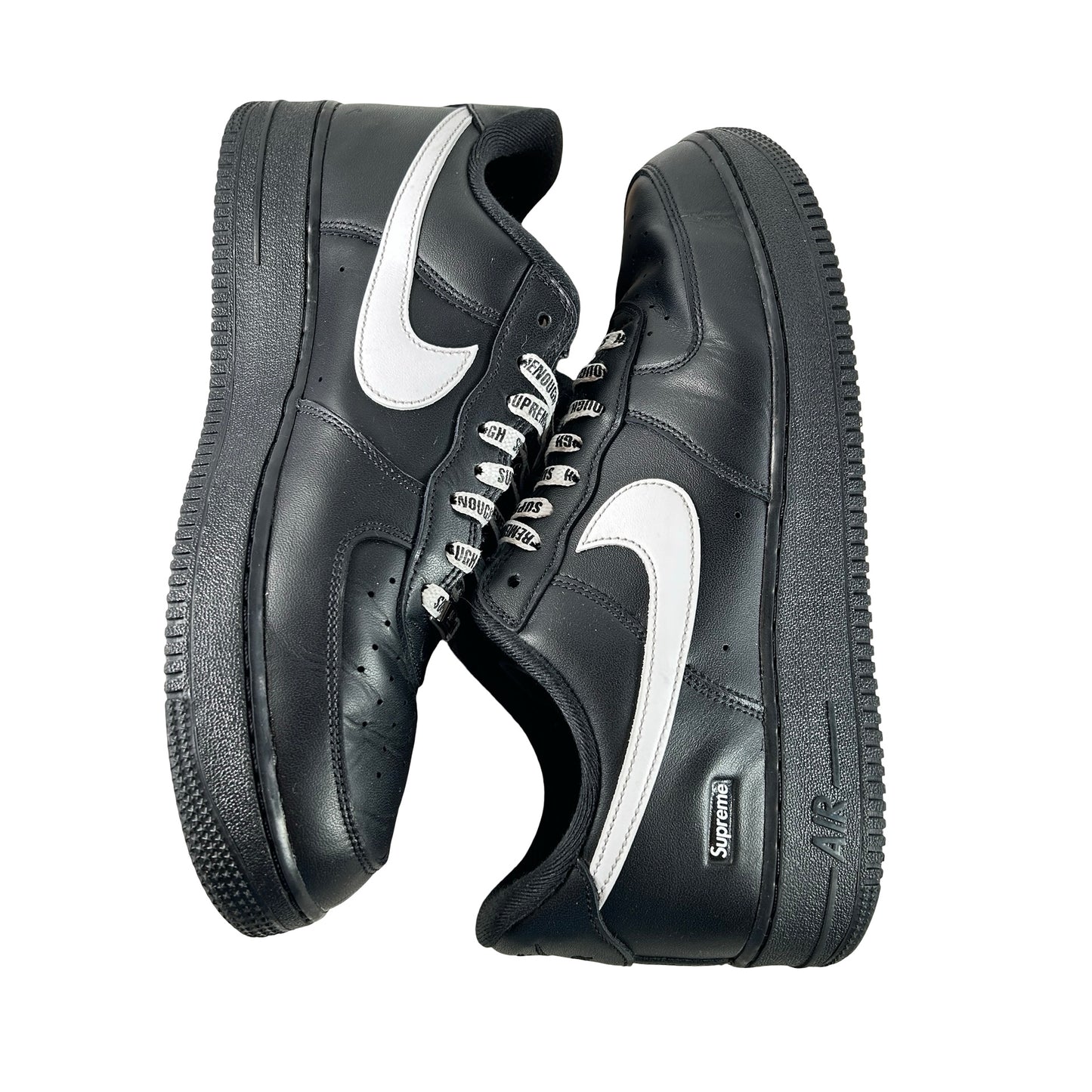 CU9225 002 Nike Air Force 1 Low Supreme Black White [USED] - 11.5 M (Used2)