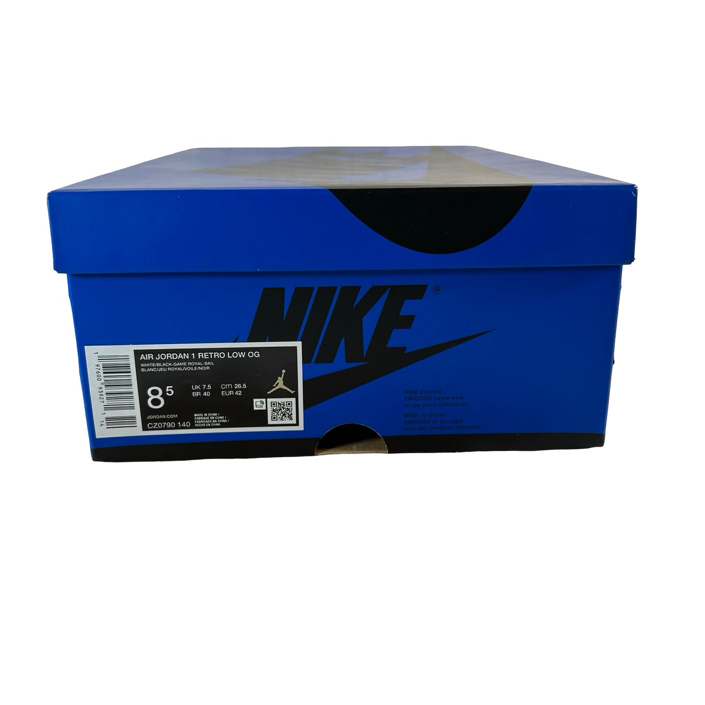 CZ0790 140 Jordan 1 Retro Low OG Game Royal [USED] - 8.5 M (Used)