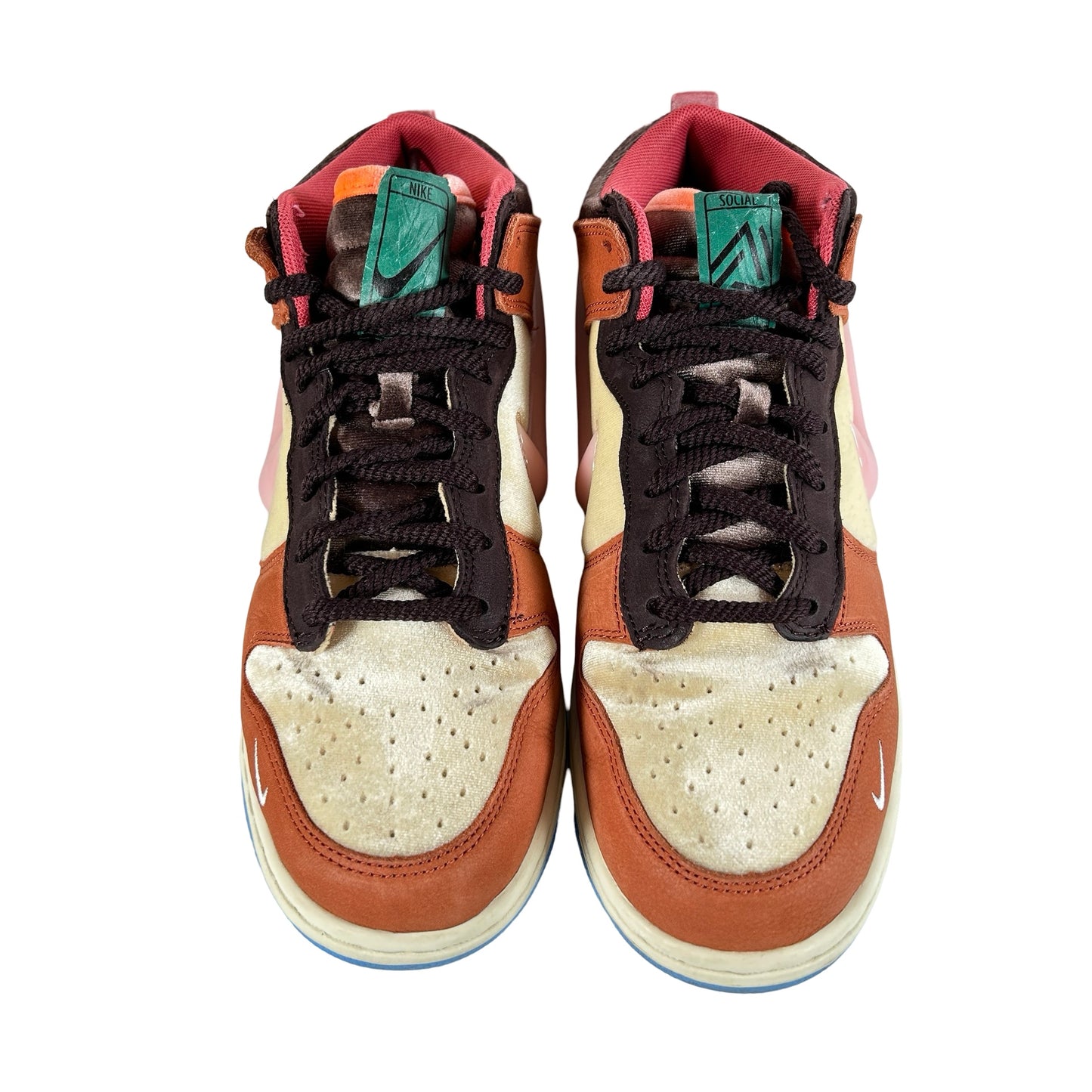 DJ1173 700  Nike Dunk Mid Social Status Free Lunch Chocolate Milk [USED] - 7 M (Used)