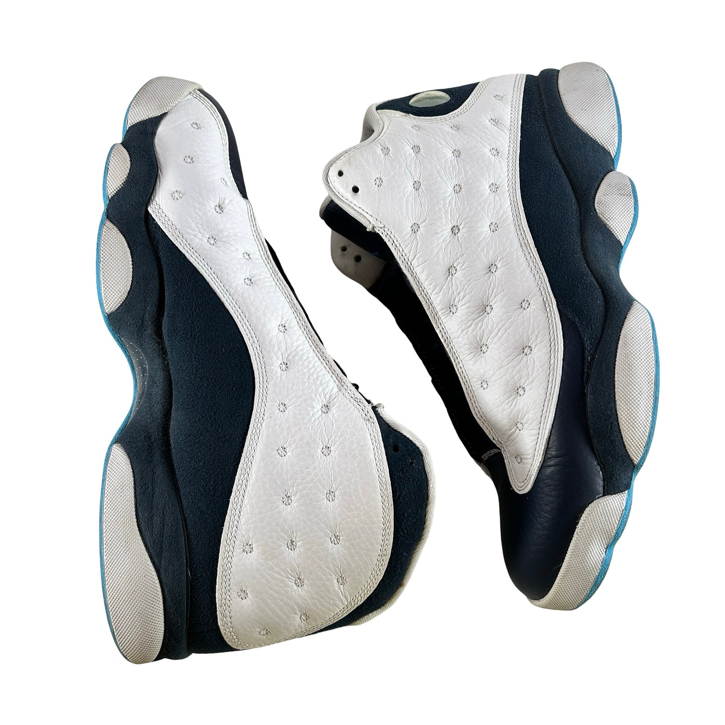 414571 144 Jordan 13 Retro Obsidian Powder Blue White [USED] - 10.5 M (Used)