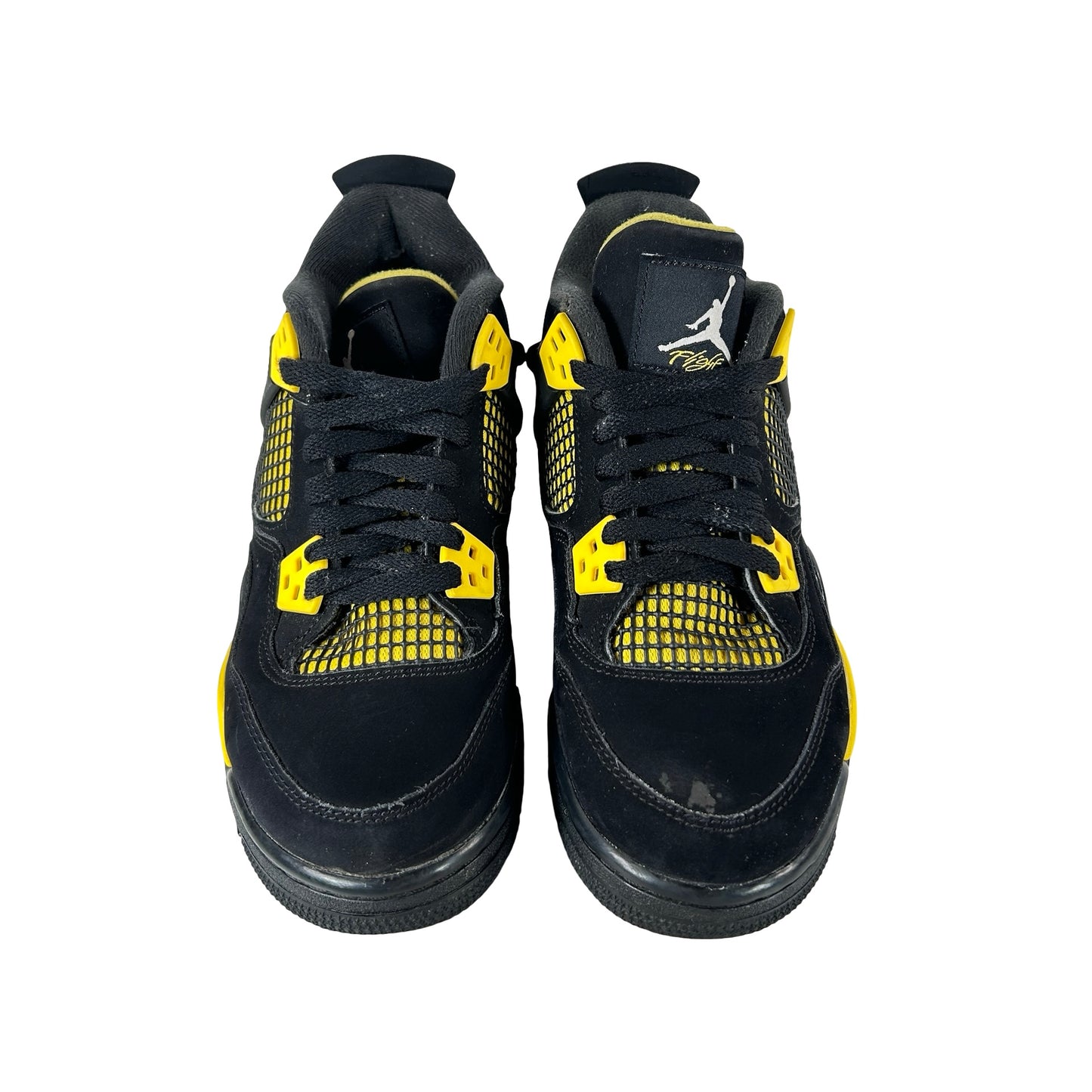408452 017 Jordan 4 Retro Thunder (2023) (GS) [USED] - 6 Y (Used) (No Box)