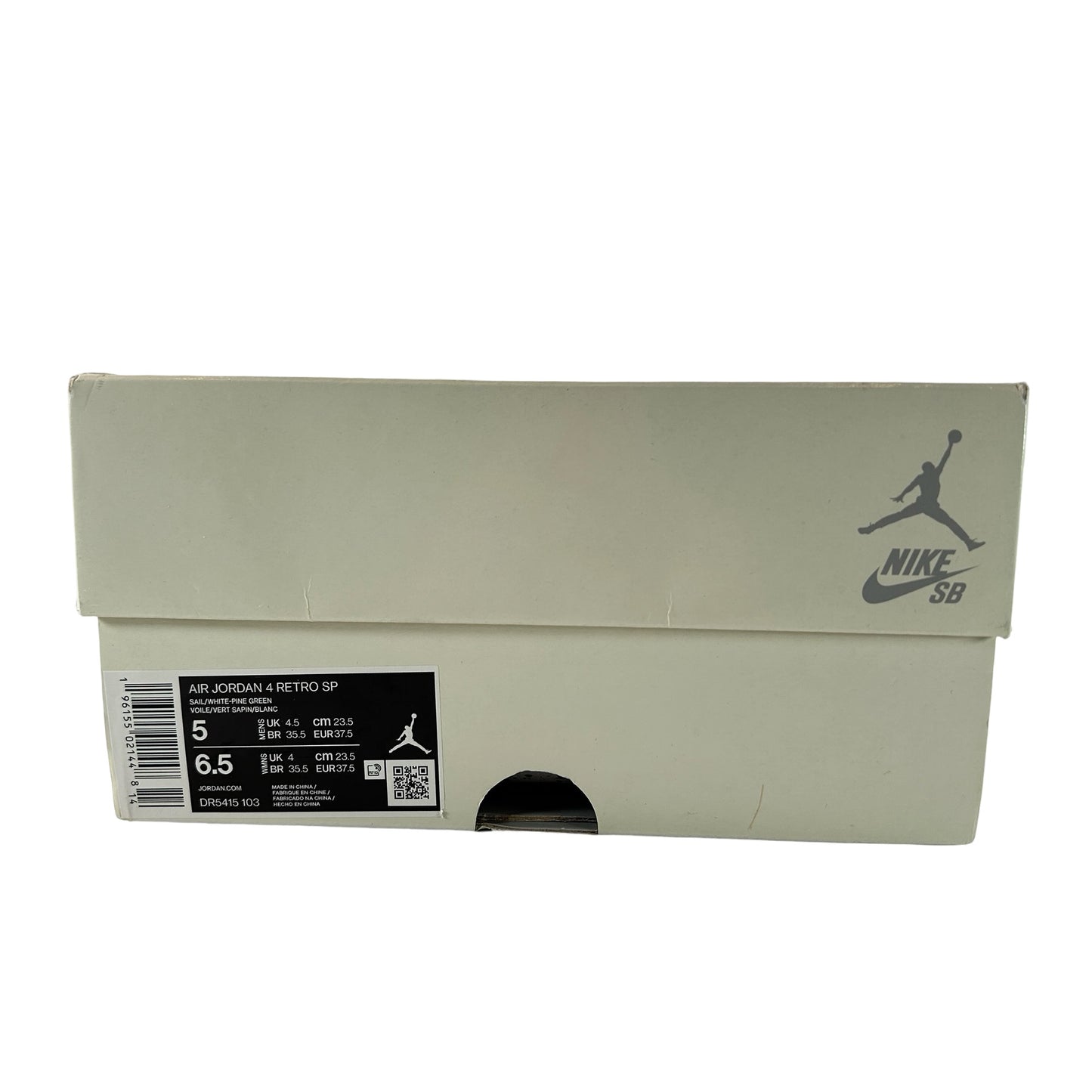 DR5415 103 Jordan 4 Retro SB Pine Green [USED] - 5 M (Used)