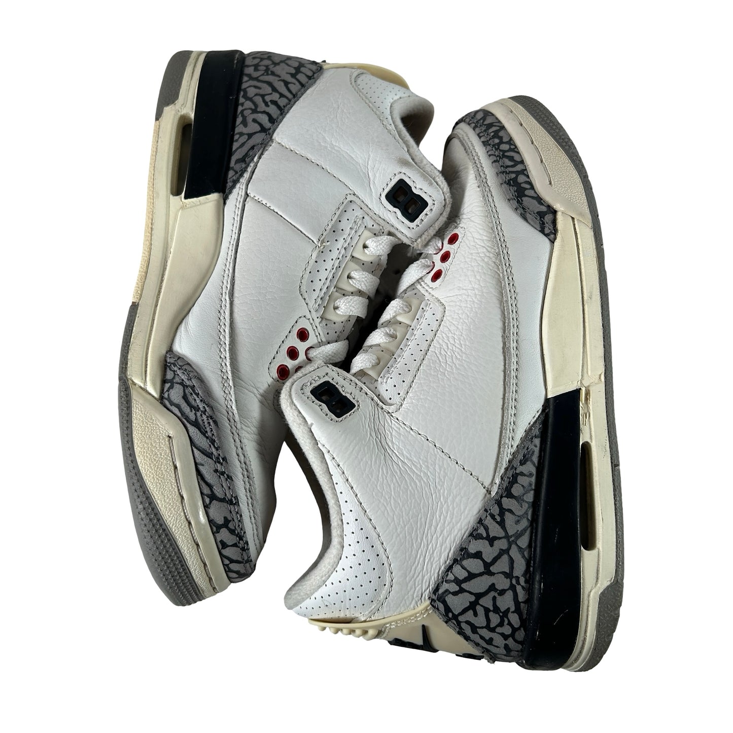 DM0967 100 Jordan 3 Retro White Cement Reimagined (GS) [USED] - 3.5 Y (Used) (No Box)