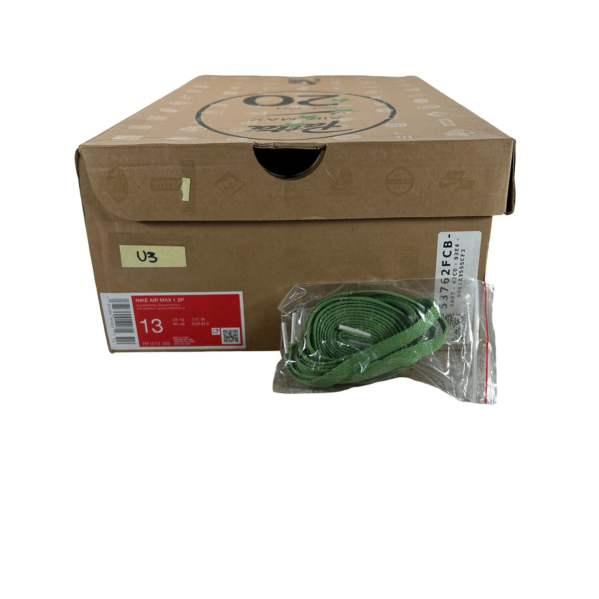 HF1012 300 Nike Air Max 1 Patta 20th Anniversary Chlorophyll [USED] - 13 M (Used3)
