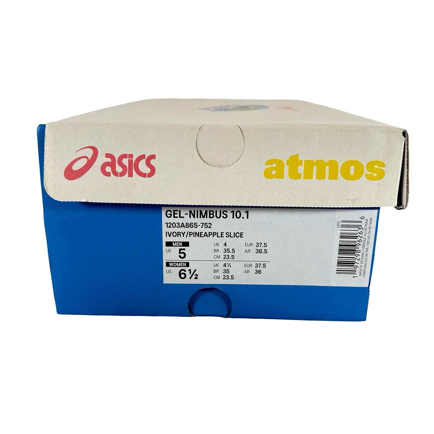 1203A865 752 ASICS Gel-Nimbus 10.1 Vandy The Pink x atmos Banana Split Banana [USED] - 5 M (Used)