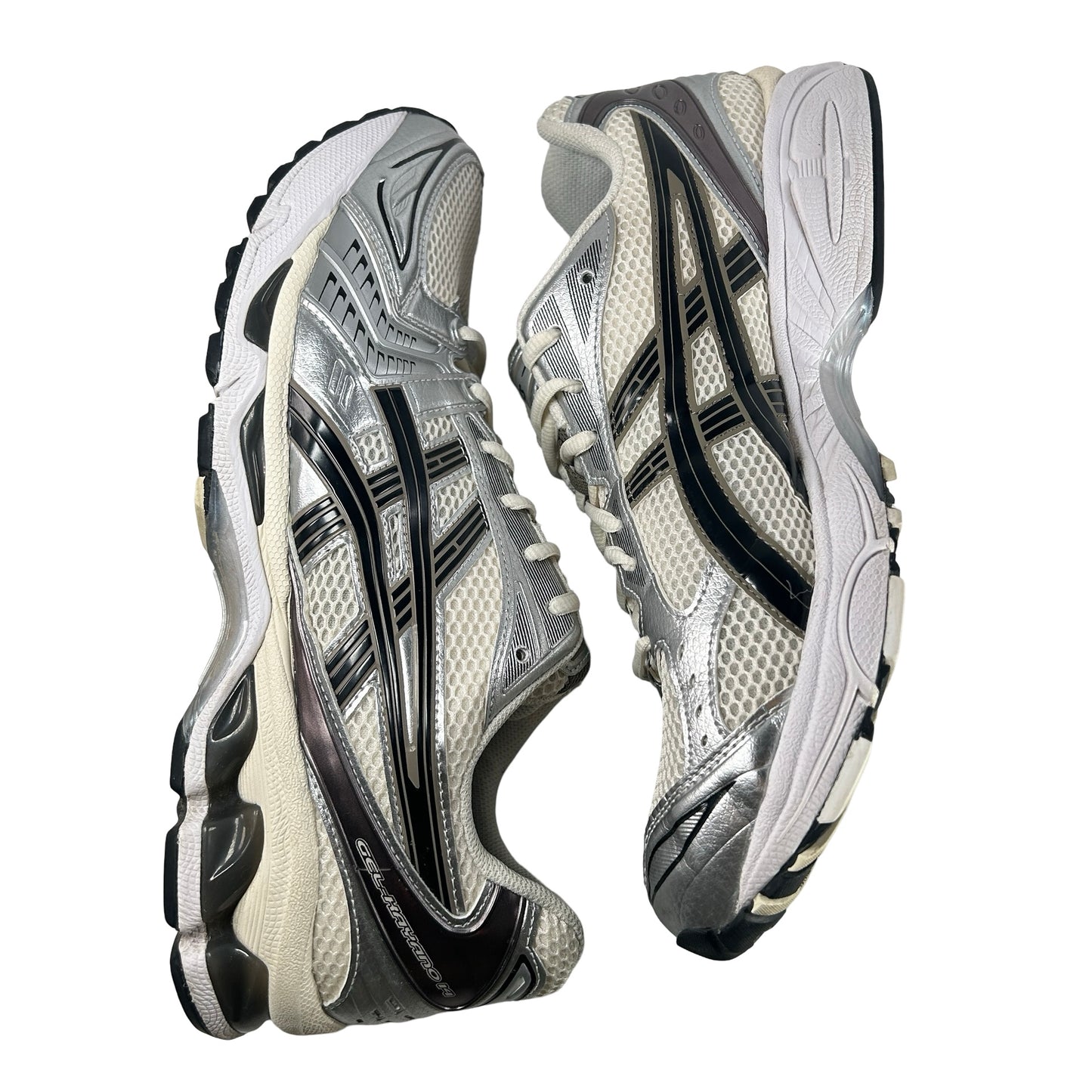 1201A019 108 ASICS Gel-Kayano 14 Cream Black Metallic Plum [USED] - 12 M (Used) (No Box)