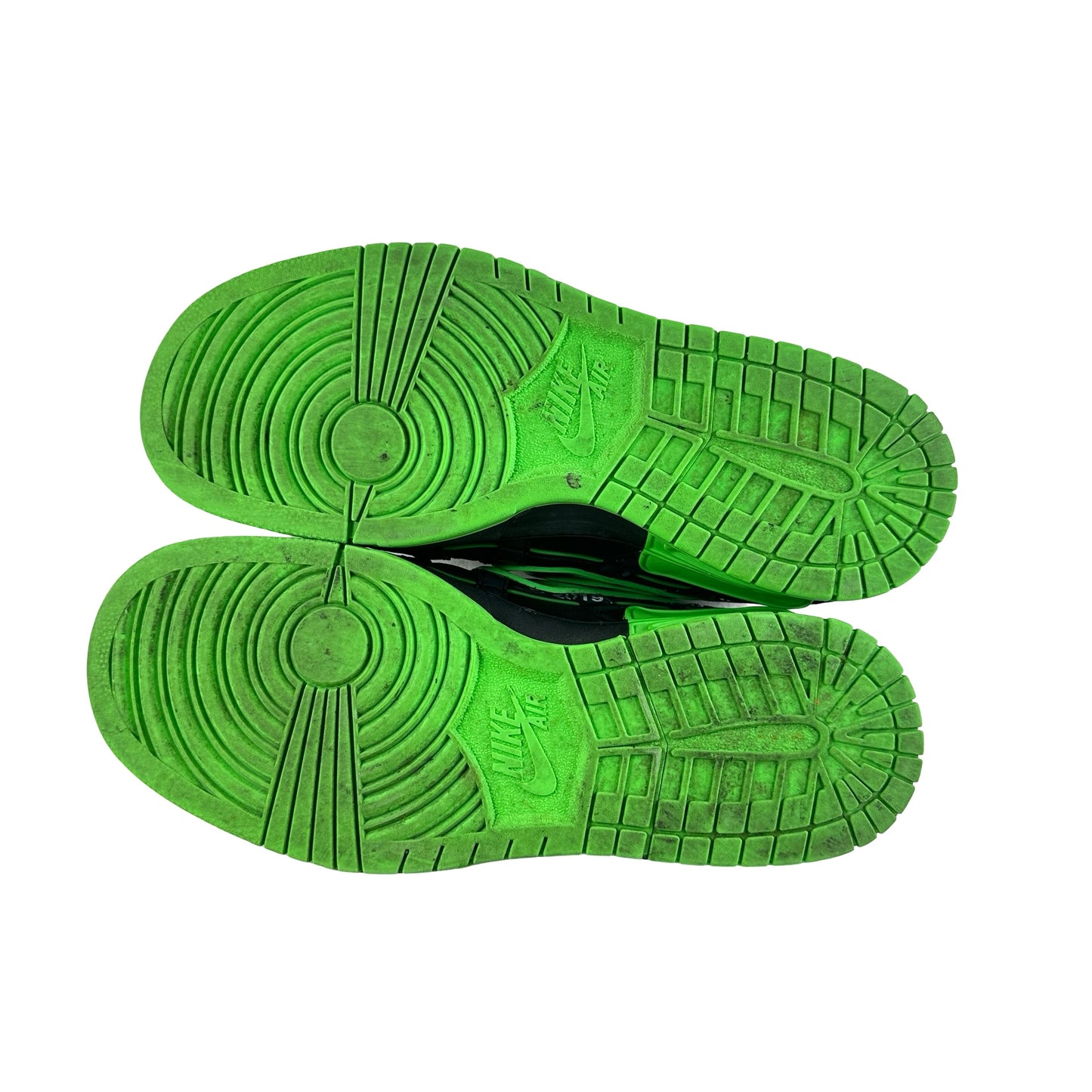 CU6015 001 Nike Air Rubber Dunk Off-White Green Strike [USED] - 10.5 M (Used3)