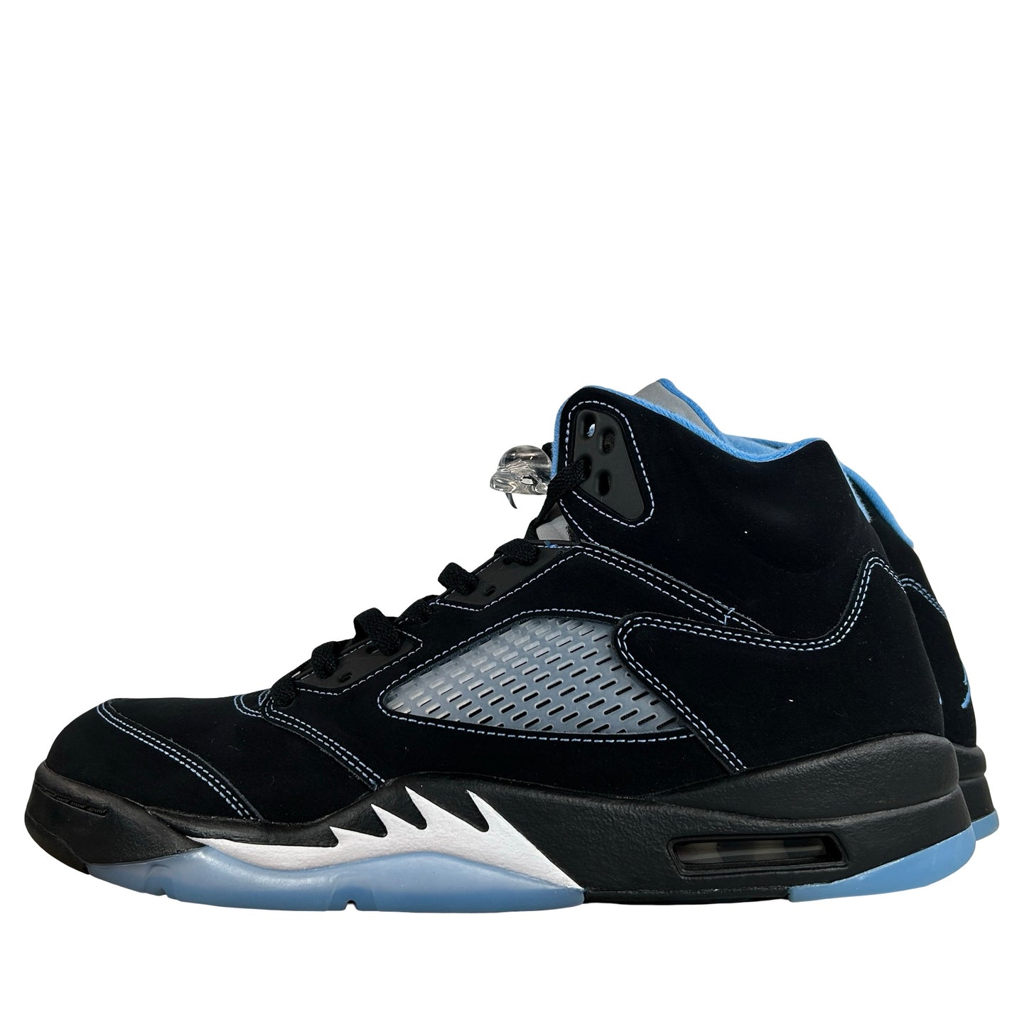DD0587 008 Jordan 5 Retro Black University Blue (2026) [USED] - 11 M (Used)