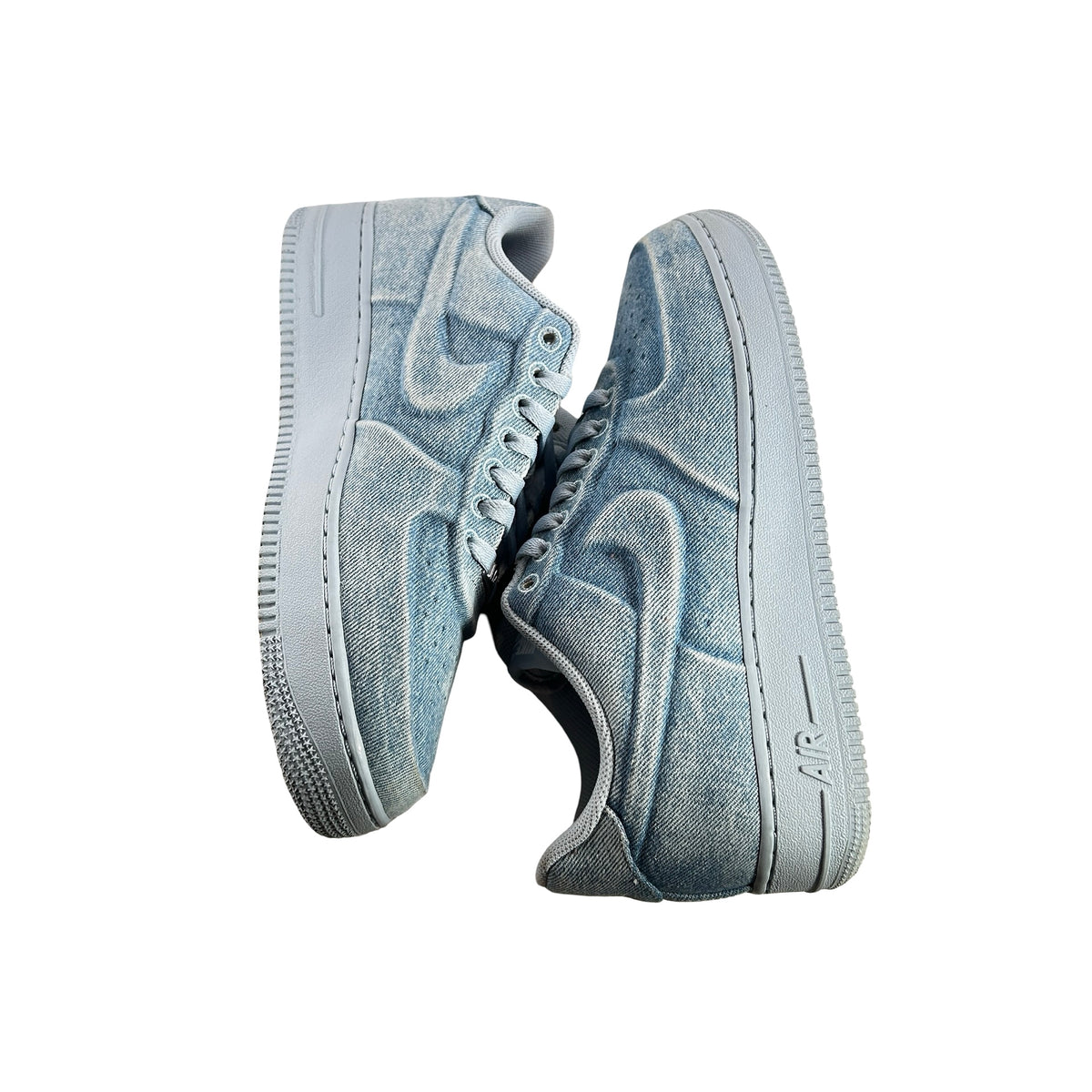 IQ9773 400 Nike Air Force 1 Low Ja Morant Denim Light Armory Blue [USED] - 9.5 M (Used)