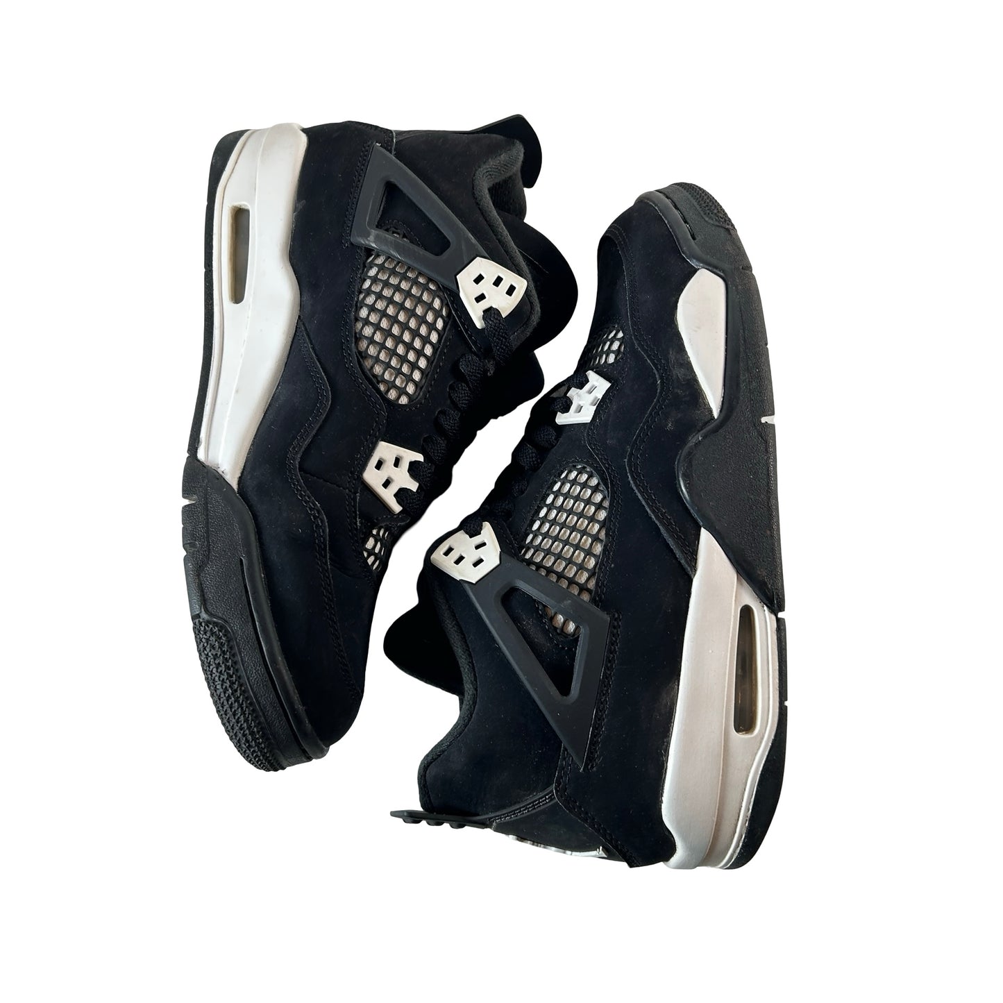 FQ8213 001 Jordan 4 Retro White Thunder (GS) [USED] - 7 Y (Used3)