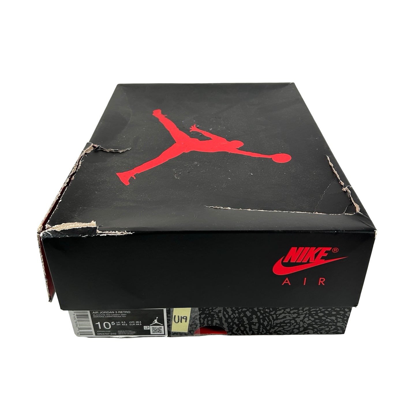 DN3707 010 Jordan 3 Retro OG Black Cement (2024) [USED] - 10.5 M (Used19)