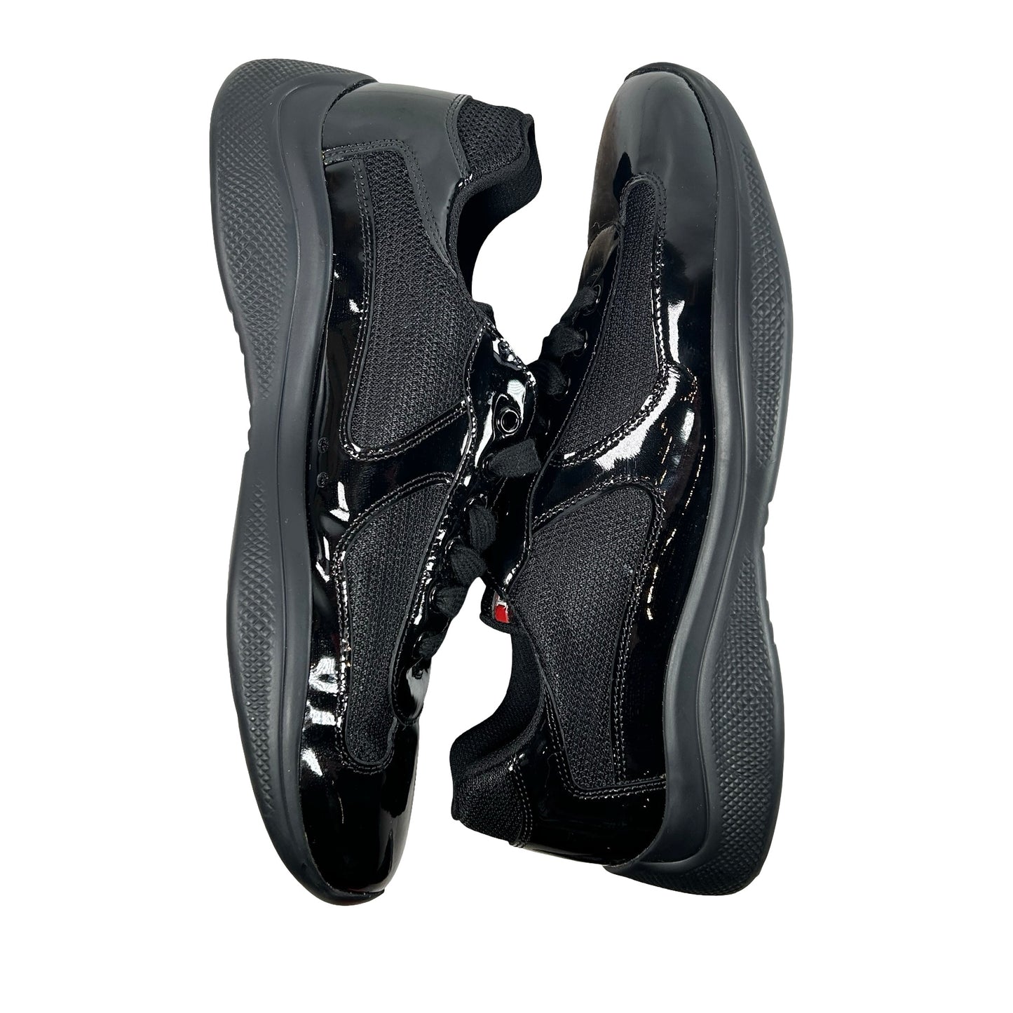 Prada America's Cup Black Patent [USED] - 8 UK (US 9) (Used) (No Box)