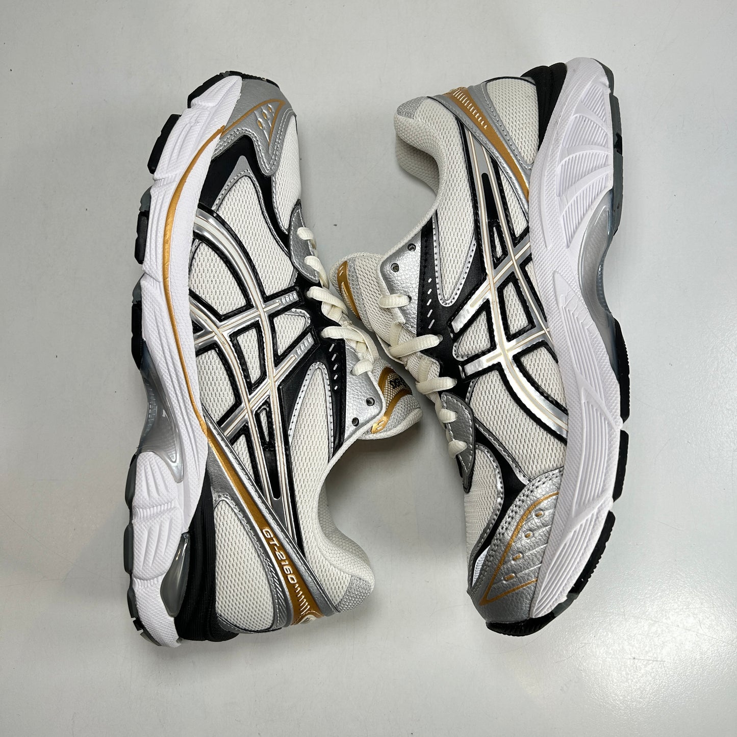 1203A320 100 ASICS GT-2160 Cream Pure Silver Gold [USED] - 7.5 M (Used)