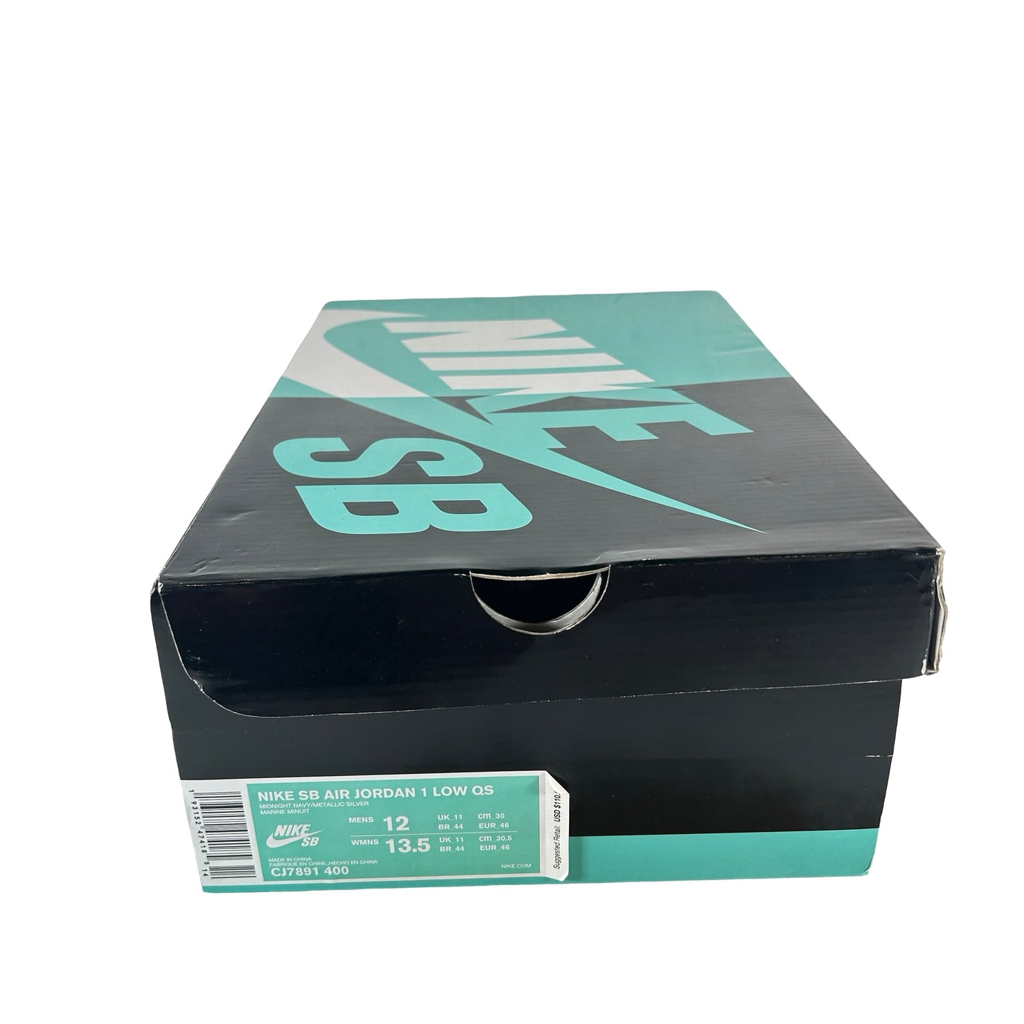 CJ7891 400 Jordan 1 Low SB Midnight Navy [USED] - 12 M (Used)