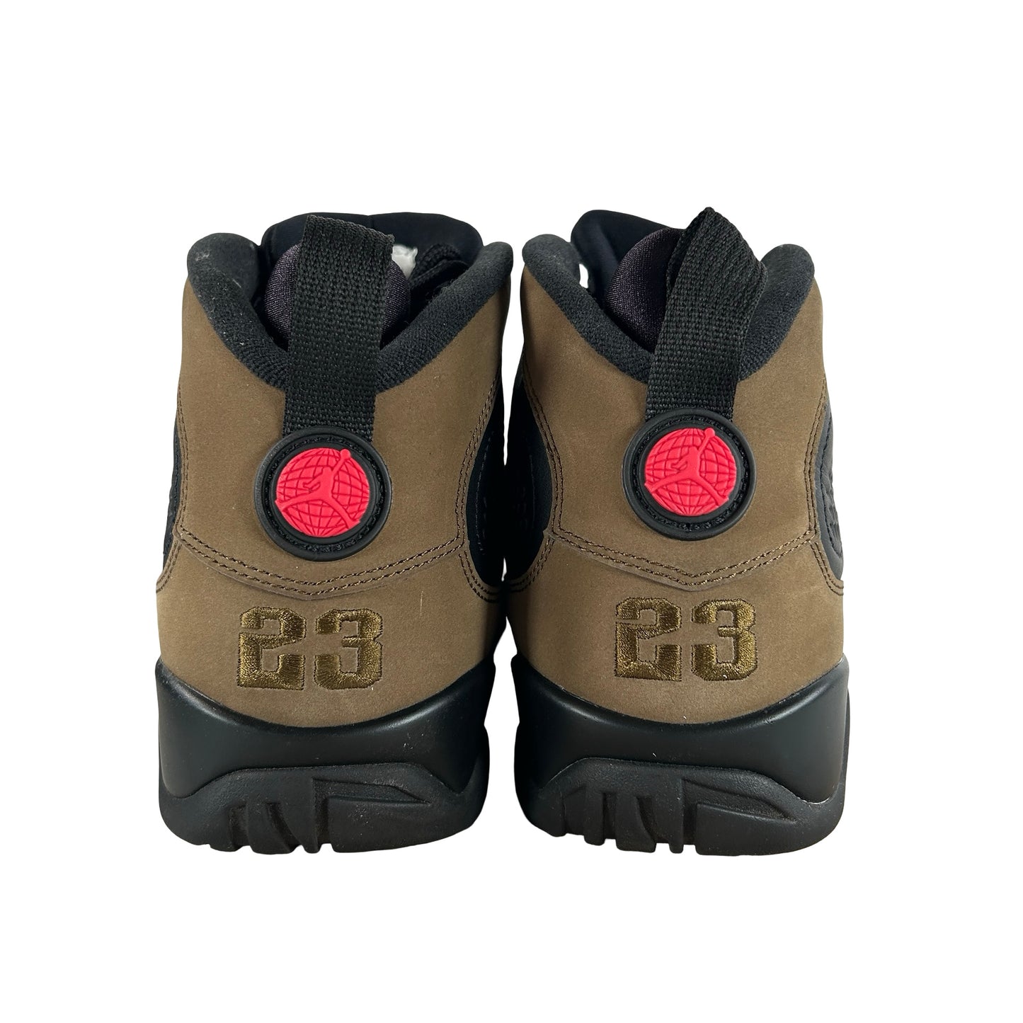 HV4794 030 Air Jordan 9 Retro Olive (2024) [USED] - 9.5 M (Used16)