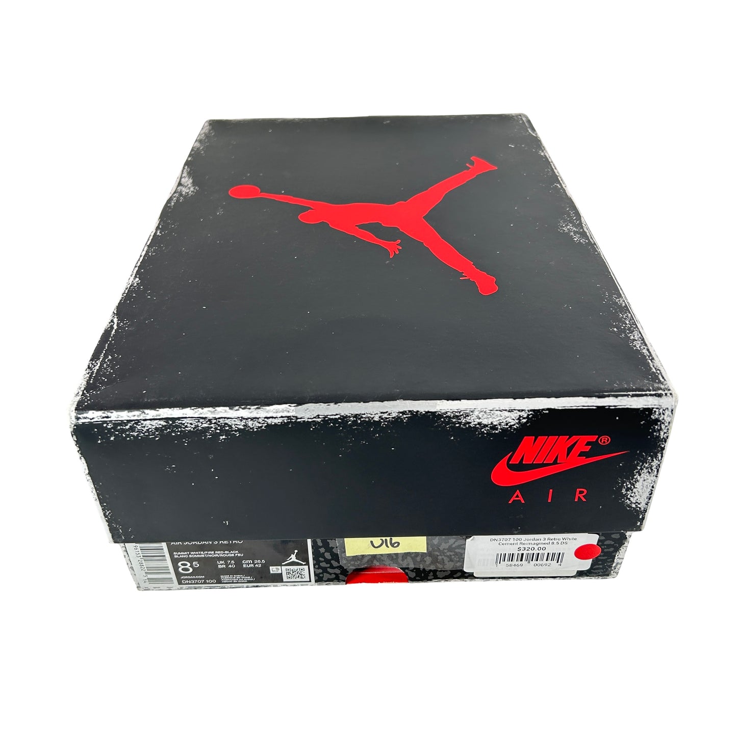 DN3707 100 Jordan 3 Retro White Cement Reimagined [USED] - 8.5 M (Used16)