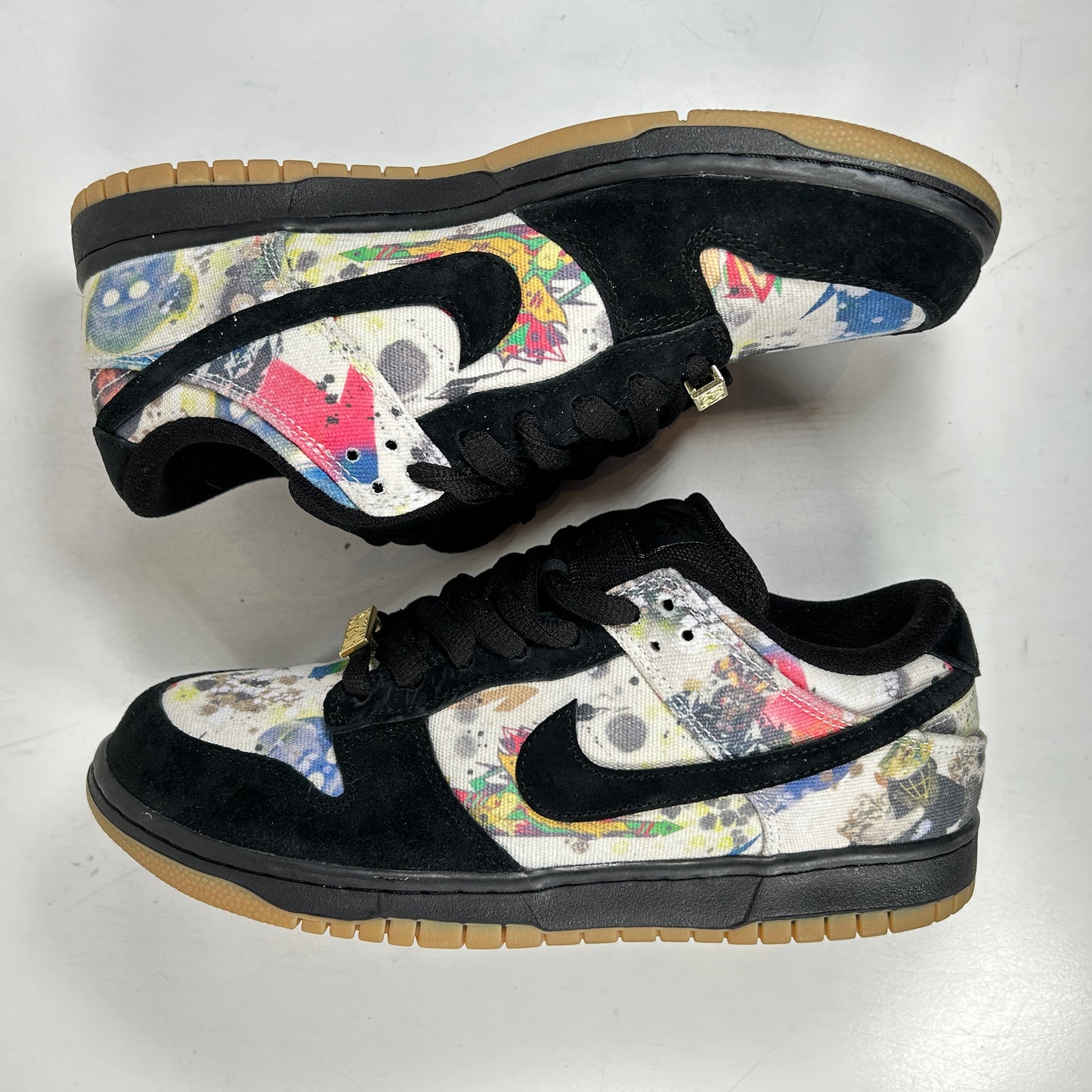 FD8778 001 Nike SB Dunk Low Supreme Rammellzee [USED] - 8.5 M (Used) (No Box)