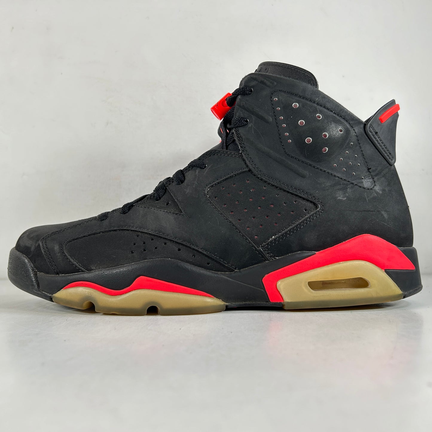 384664 023 Jordan 6 Retro Infrared Black (2014) - 11 M (Used) (No Box)