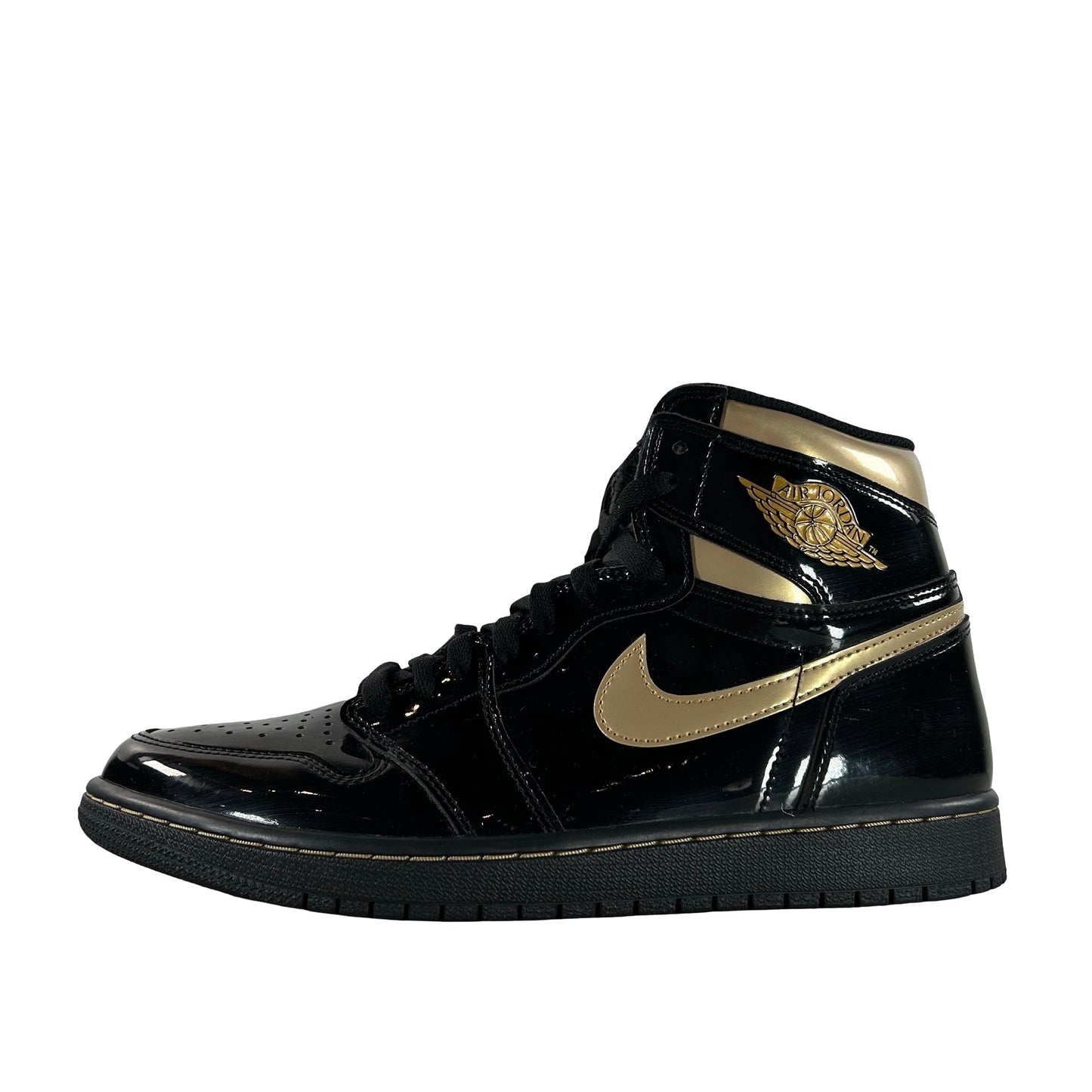 555088 032 Jordan 1 Black/Gold [USED] - 10 M (Used6)